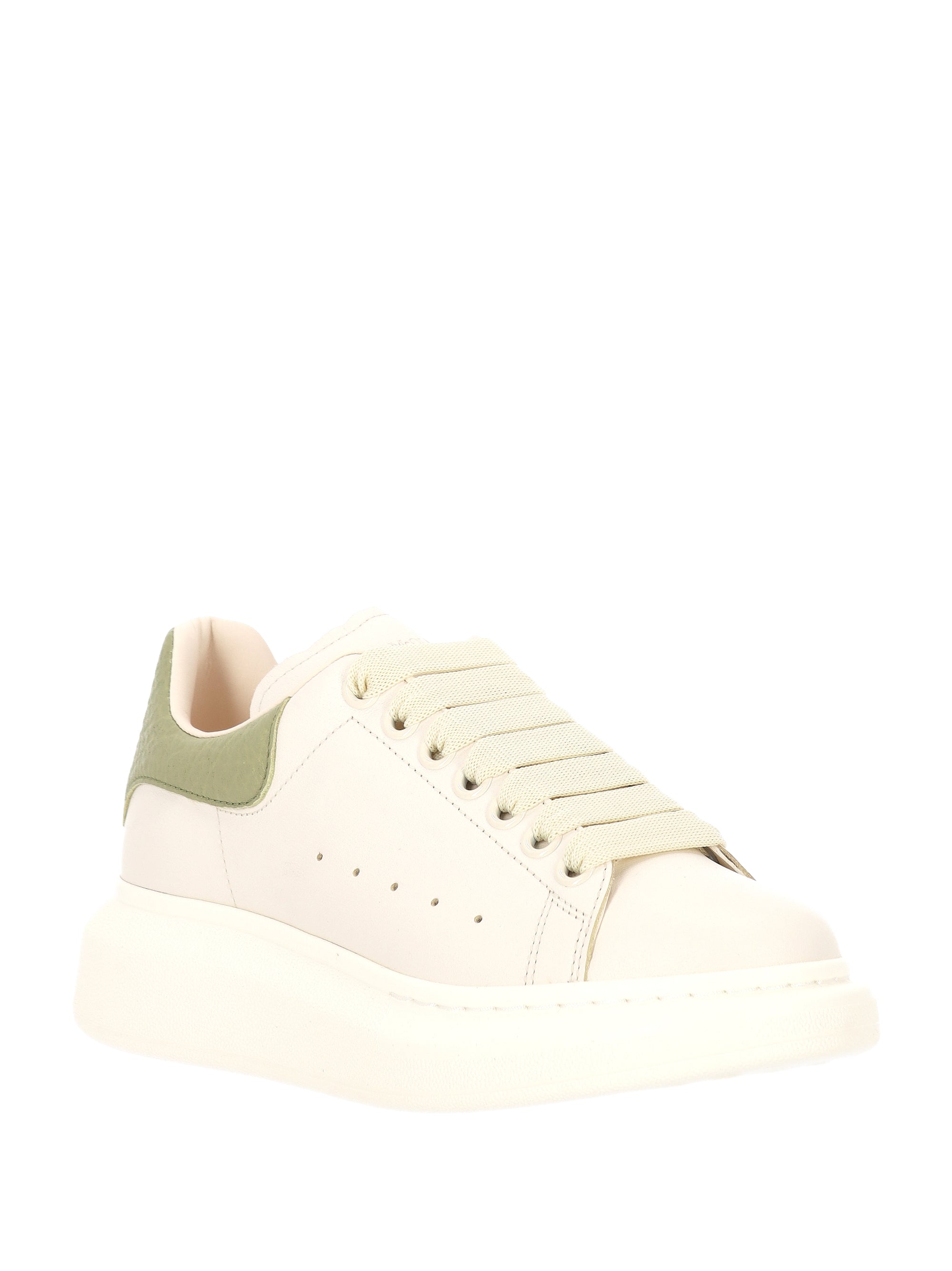 Alexander McQueen 553770 Woman Off white/green Sneakers - Zuklat