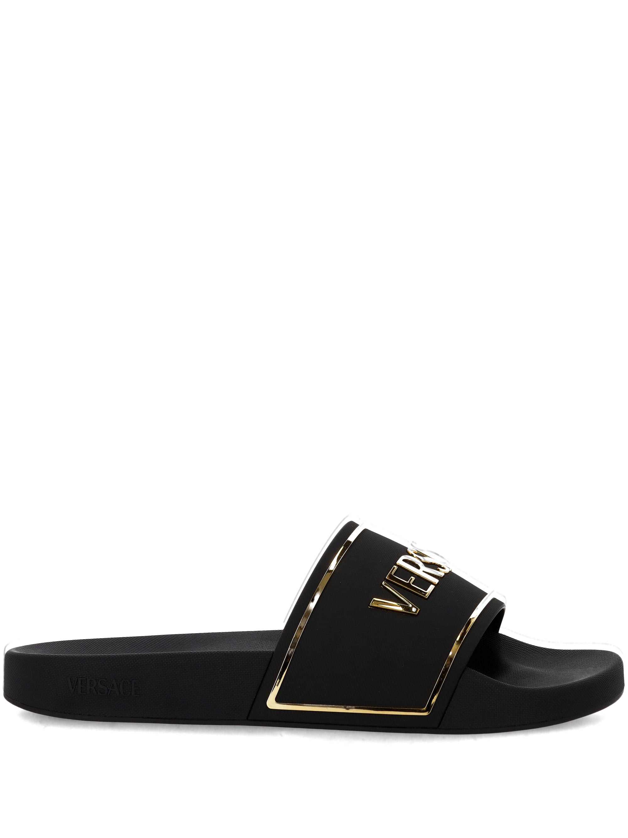 Versace 1018496 Man BLACK+GOLD Flat shoes - Zuklat