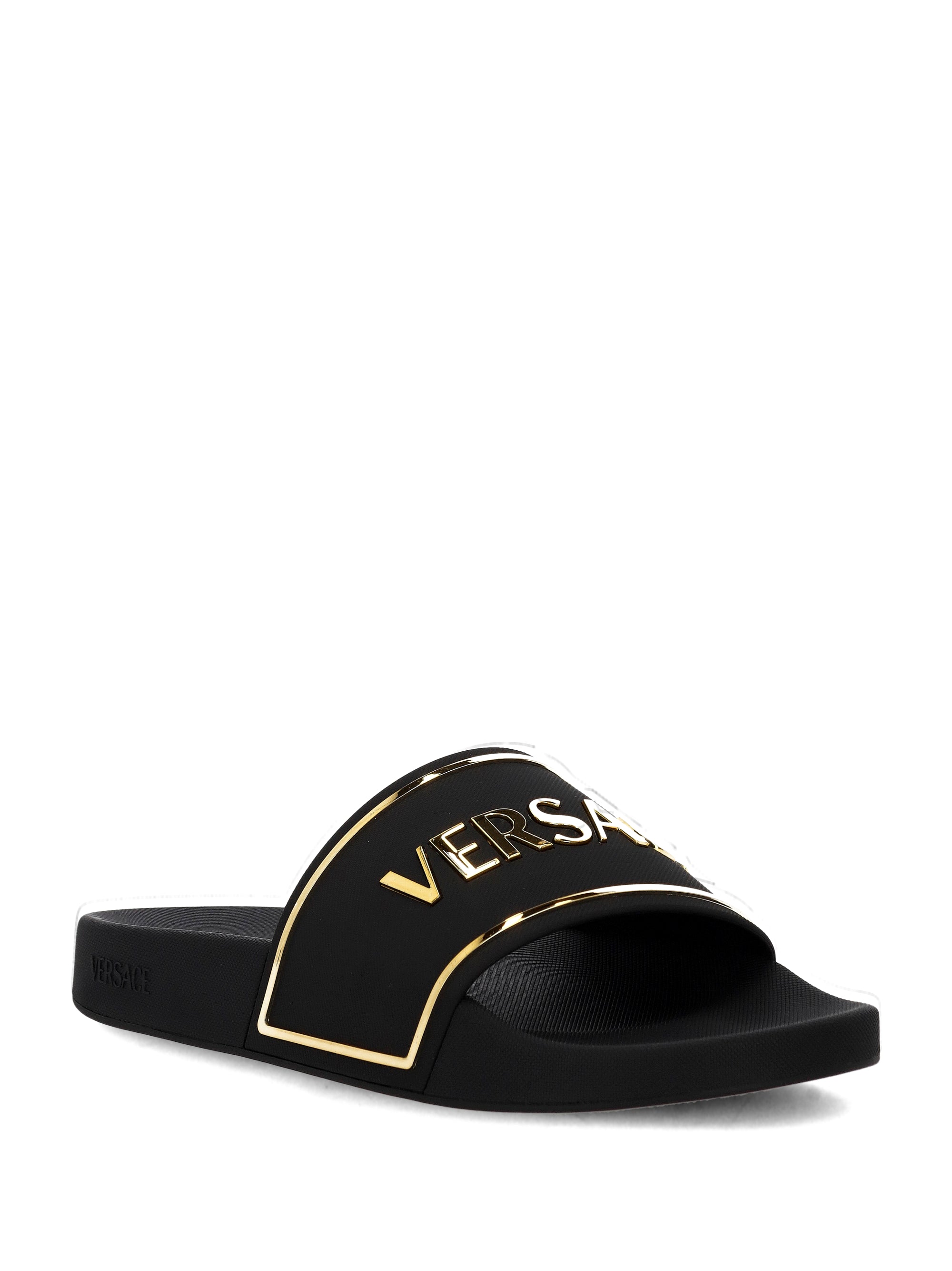 Versace 1018496 Man BLACK+GOLD Flat shoes - Zuklat