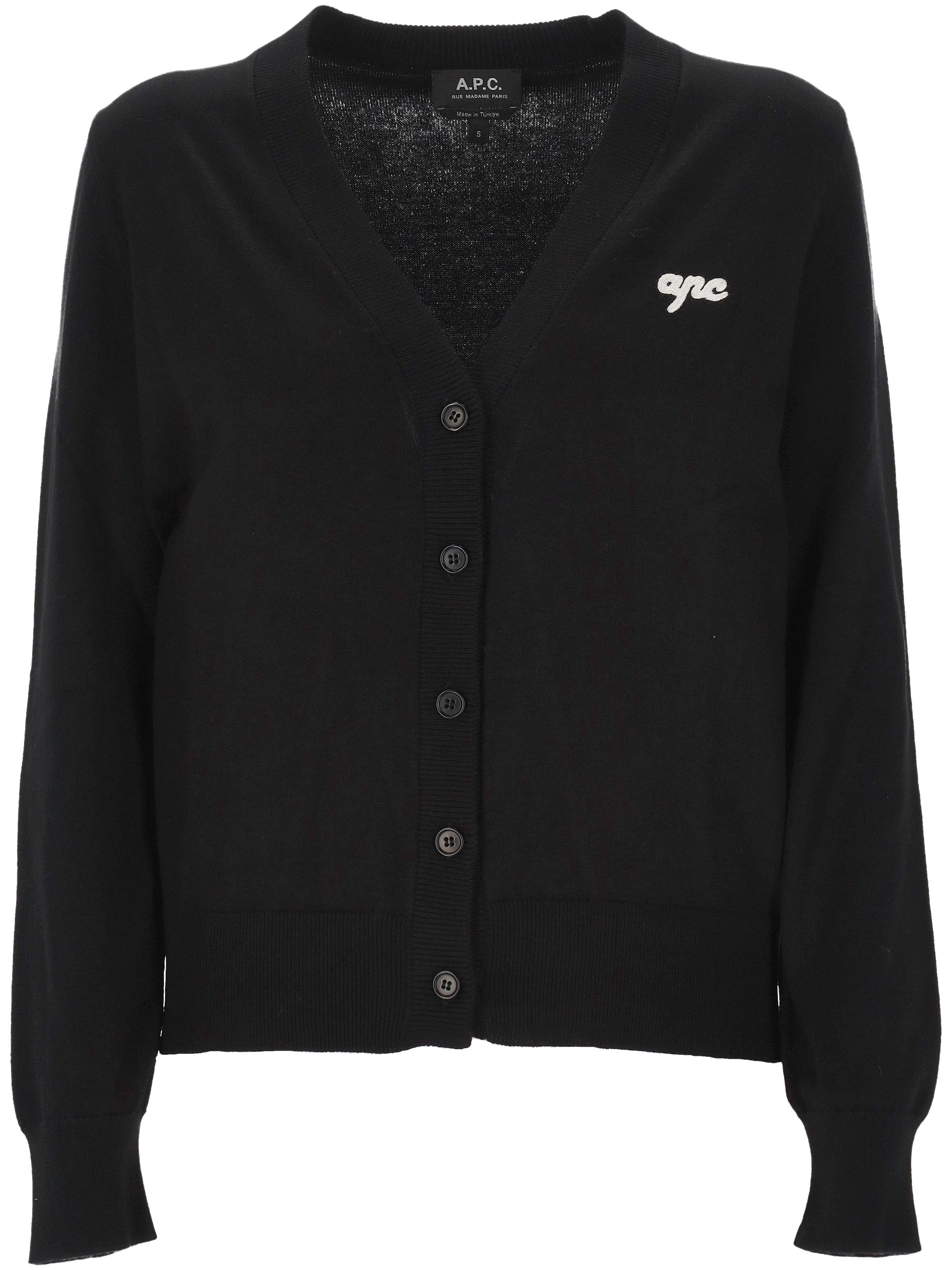 A.P.C. COGDKF22318 Woman Black Sweaters - Zuklat