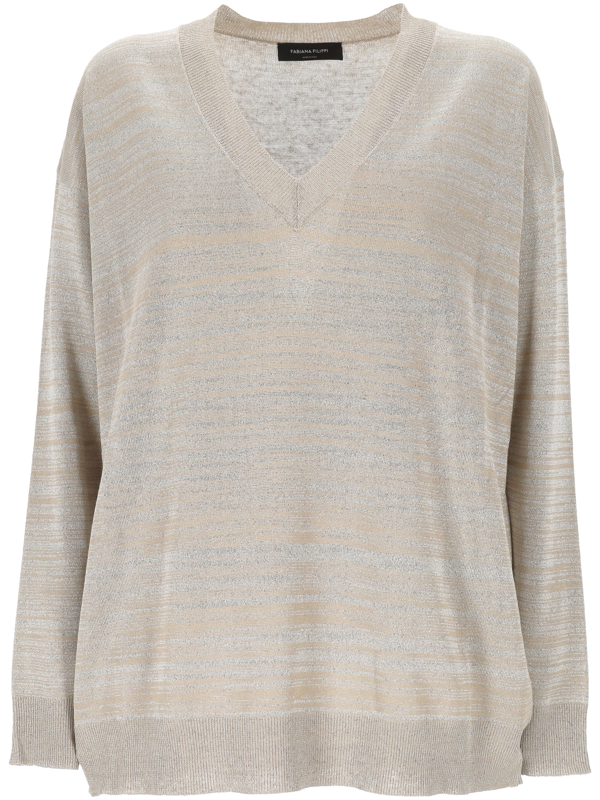 Fabiana Filippi MAD275F510 Woman Beige Sweaters - Zuklat