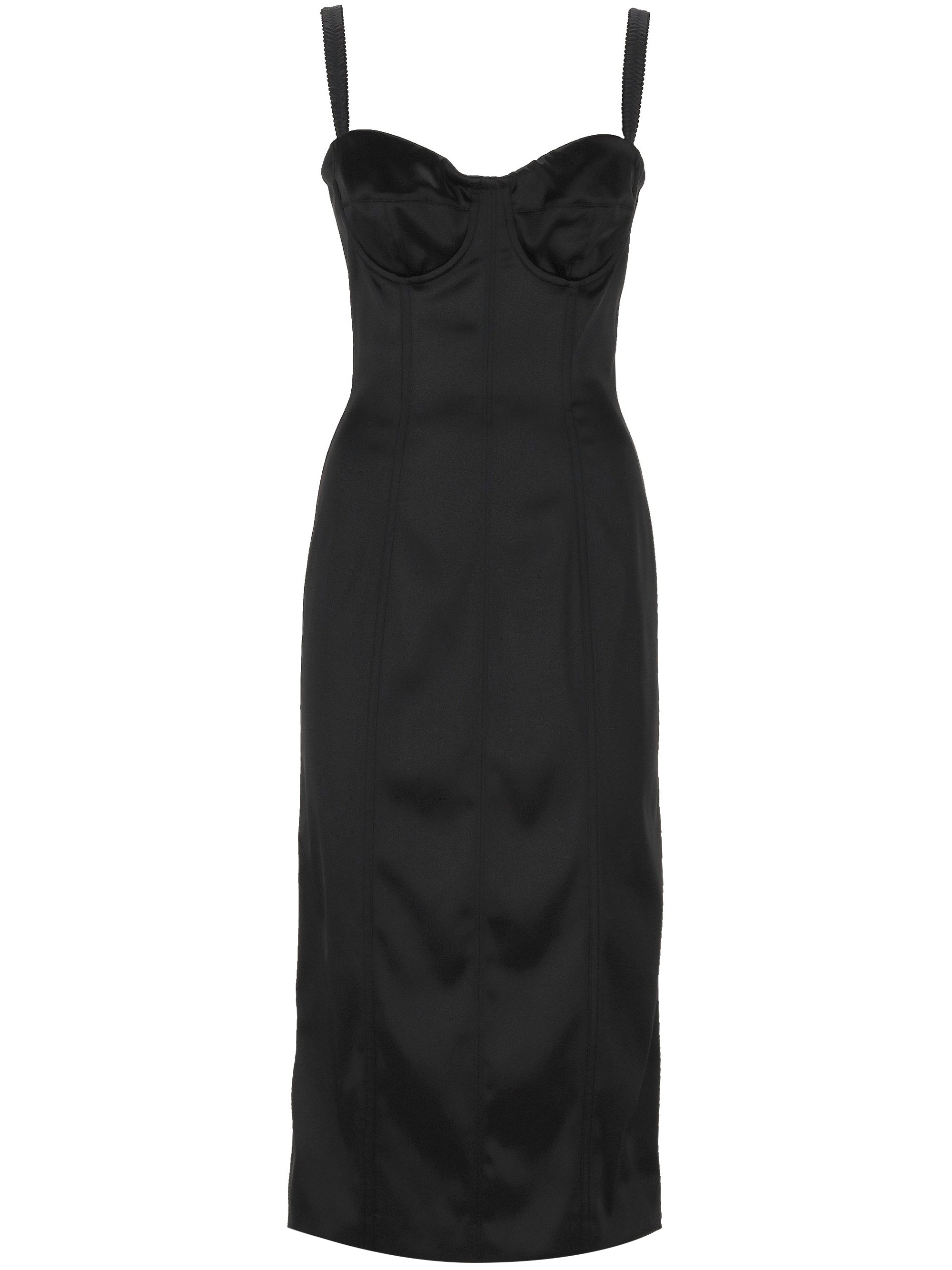 Dolce & Gabbana F6DIHT Woman Black Dresses - Zuklat