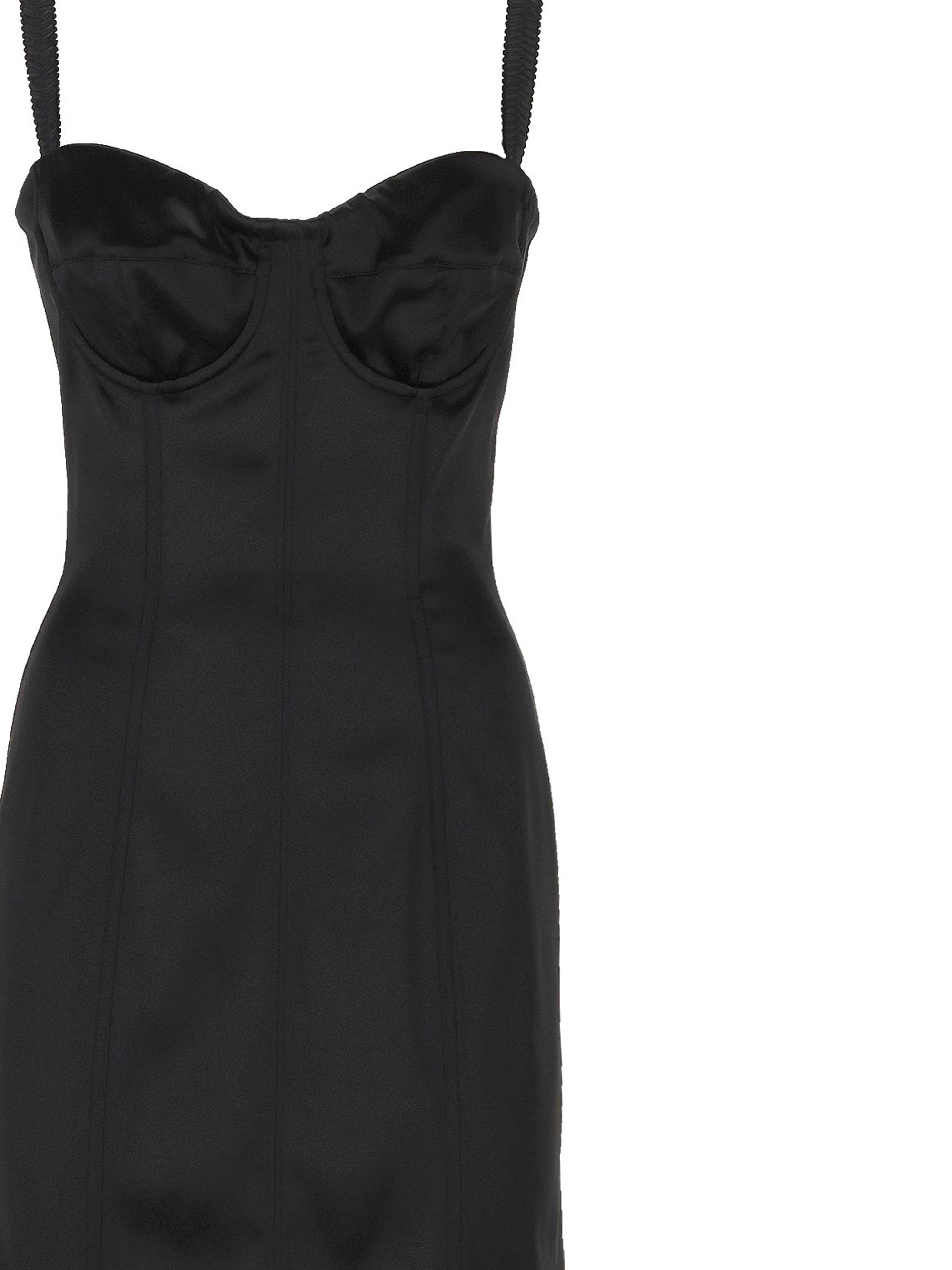 Dolce & Gabbana F6DIHT Woman Black Dresses - Zuklat