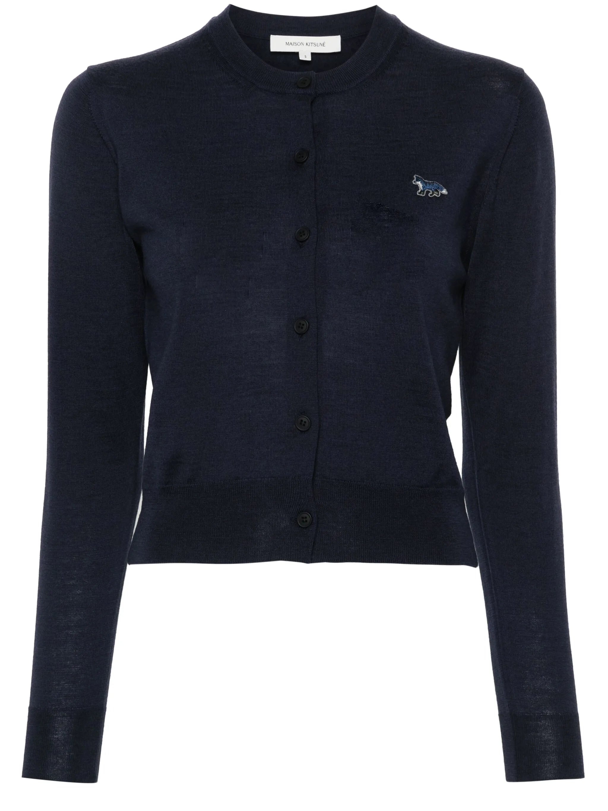 MAISON KITSUNE' MW00507KT1036 Woman Deep navy Sweaters - Zuklat