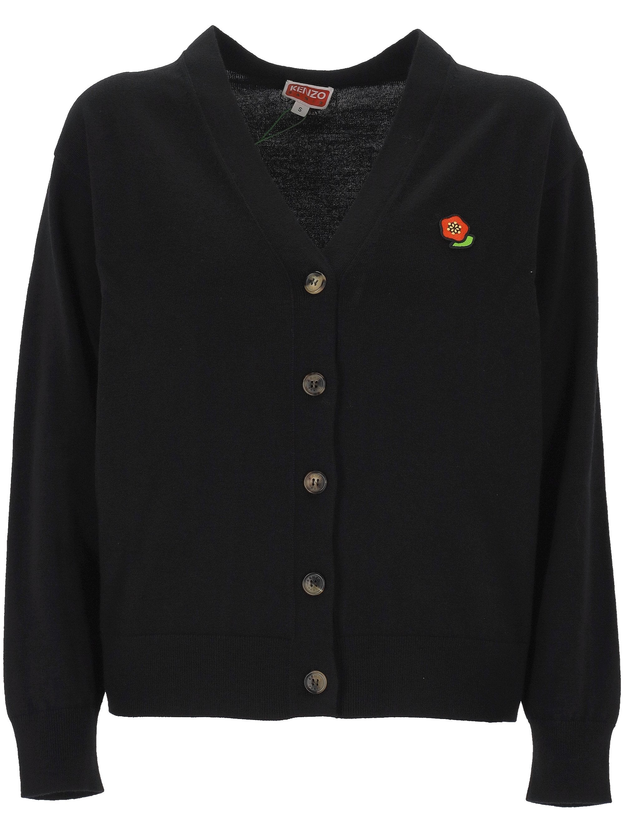 Kenzo FF52CA4833LB Woman Black Sweaters - Zuklat