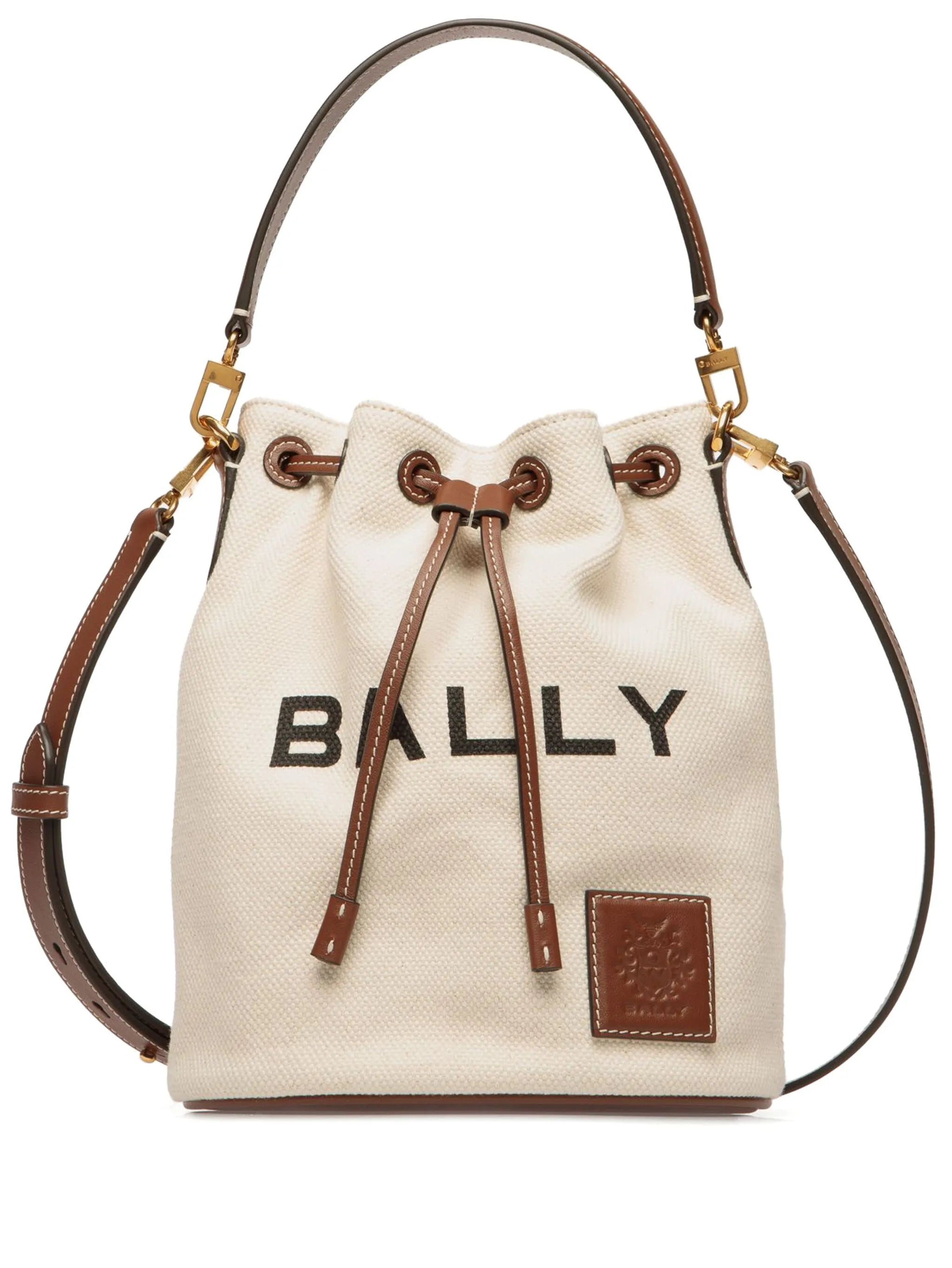 Bally WAU01P Woman NATURAL/CUERO+ORO Bags.. - Zuklat