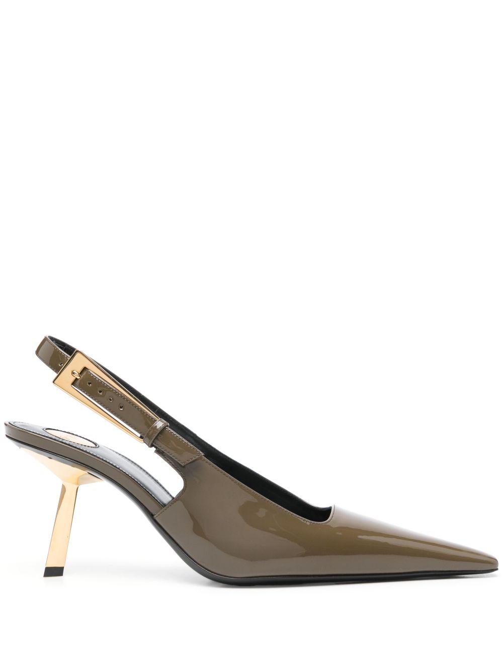 Saint Laurent 819161 Woman Amber green Sandals - Zuklat