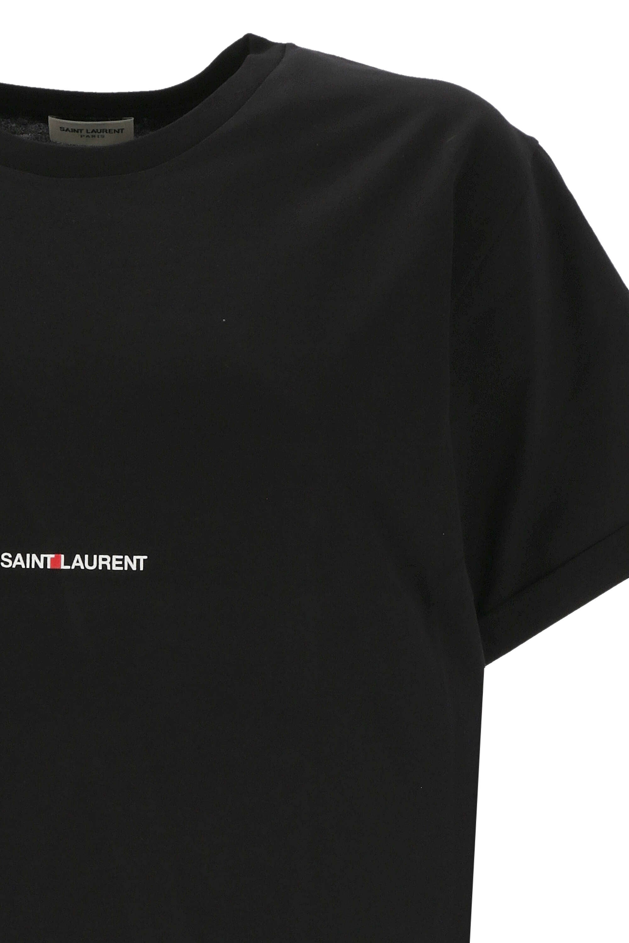 Saint Laurent 460876 Woman Black T-shirts and Polos - Zuklat