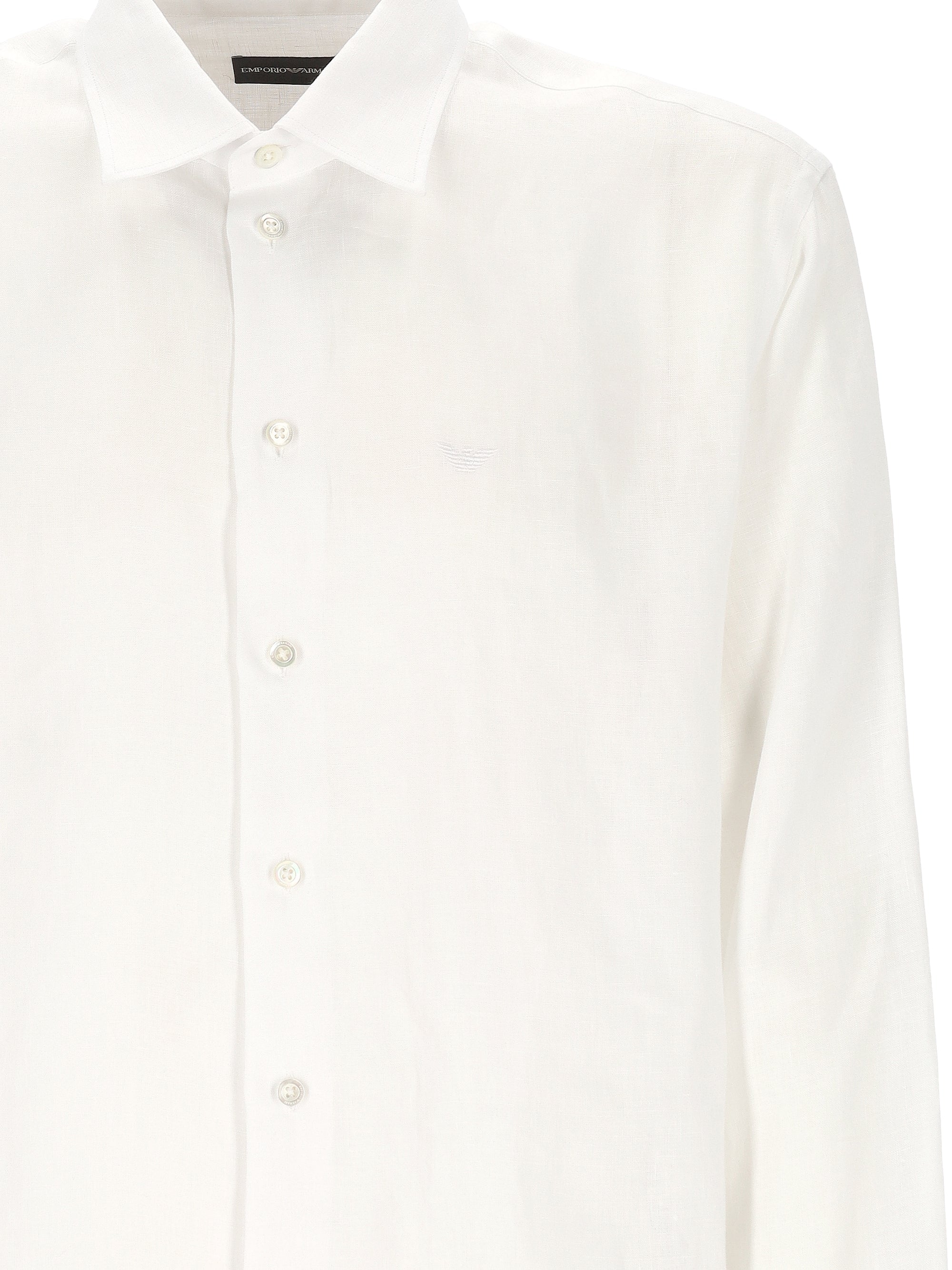 Emporio Armani 01SM0L Man White Shirts - Zuklat