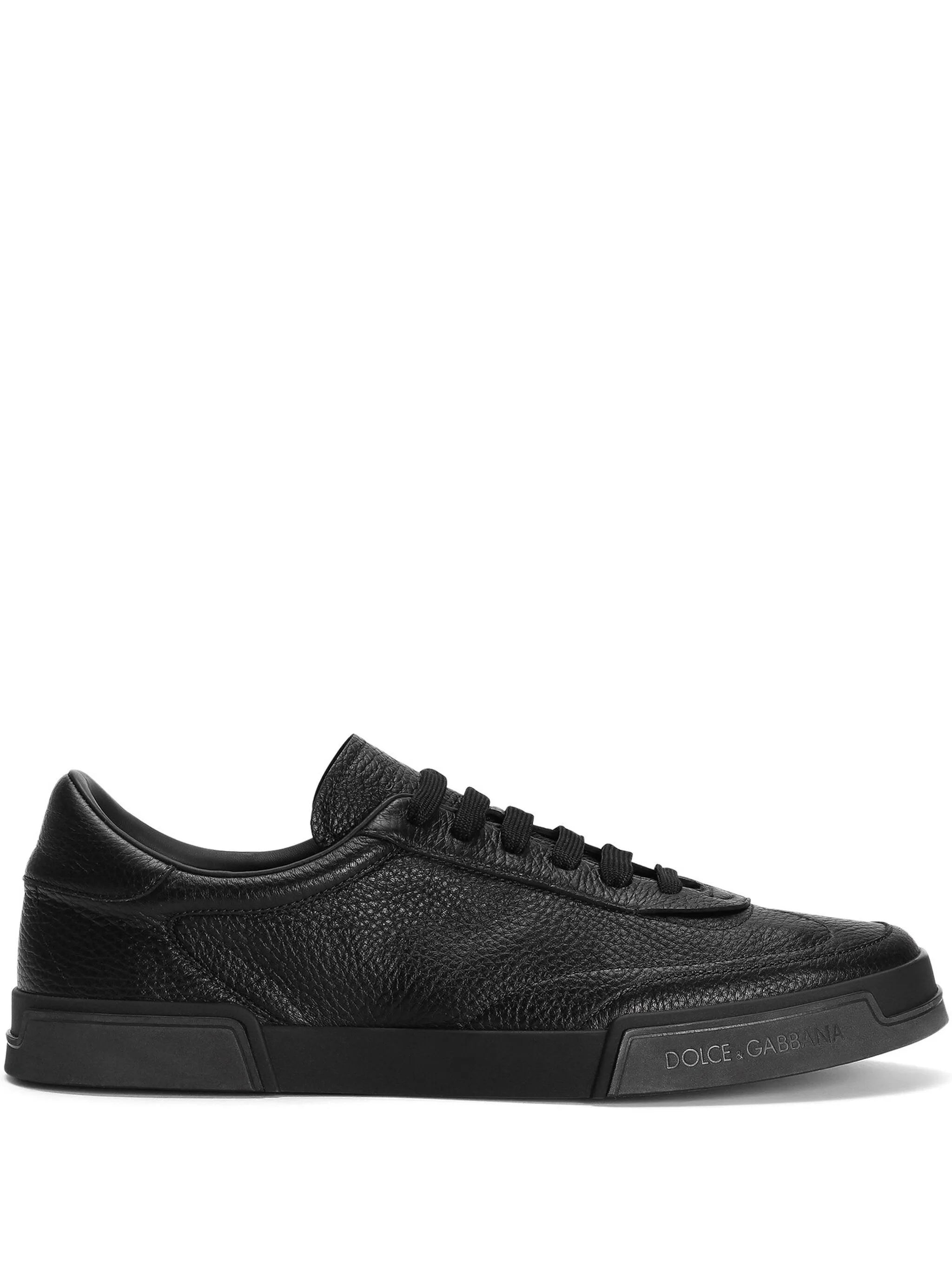 Dolce & Gabbana A20190 Man Black Flat shoes - Zuklat