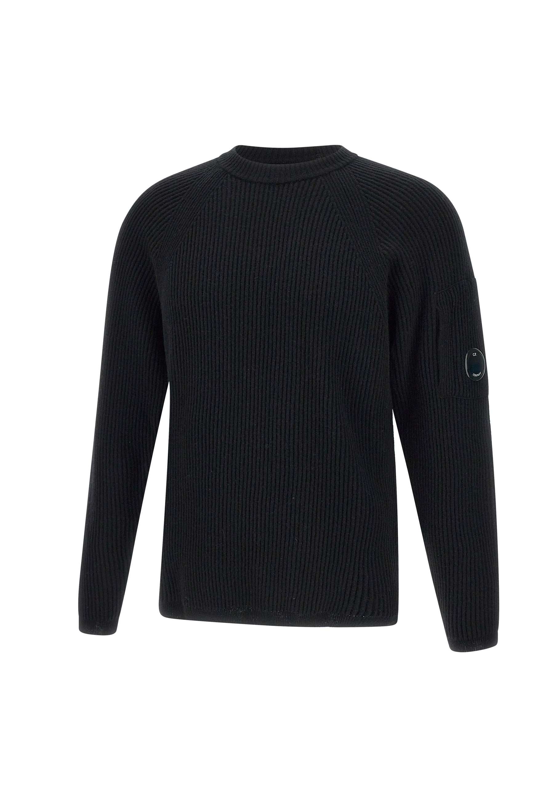 C.P. COMPANY 17CMKN052A Man Black Sweaters - Zuklat