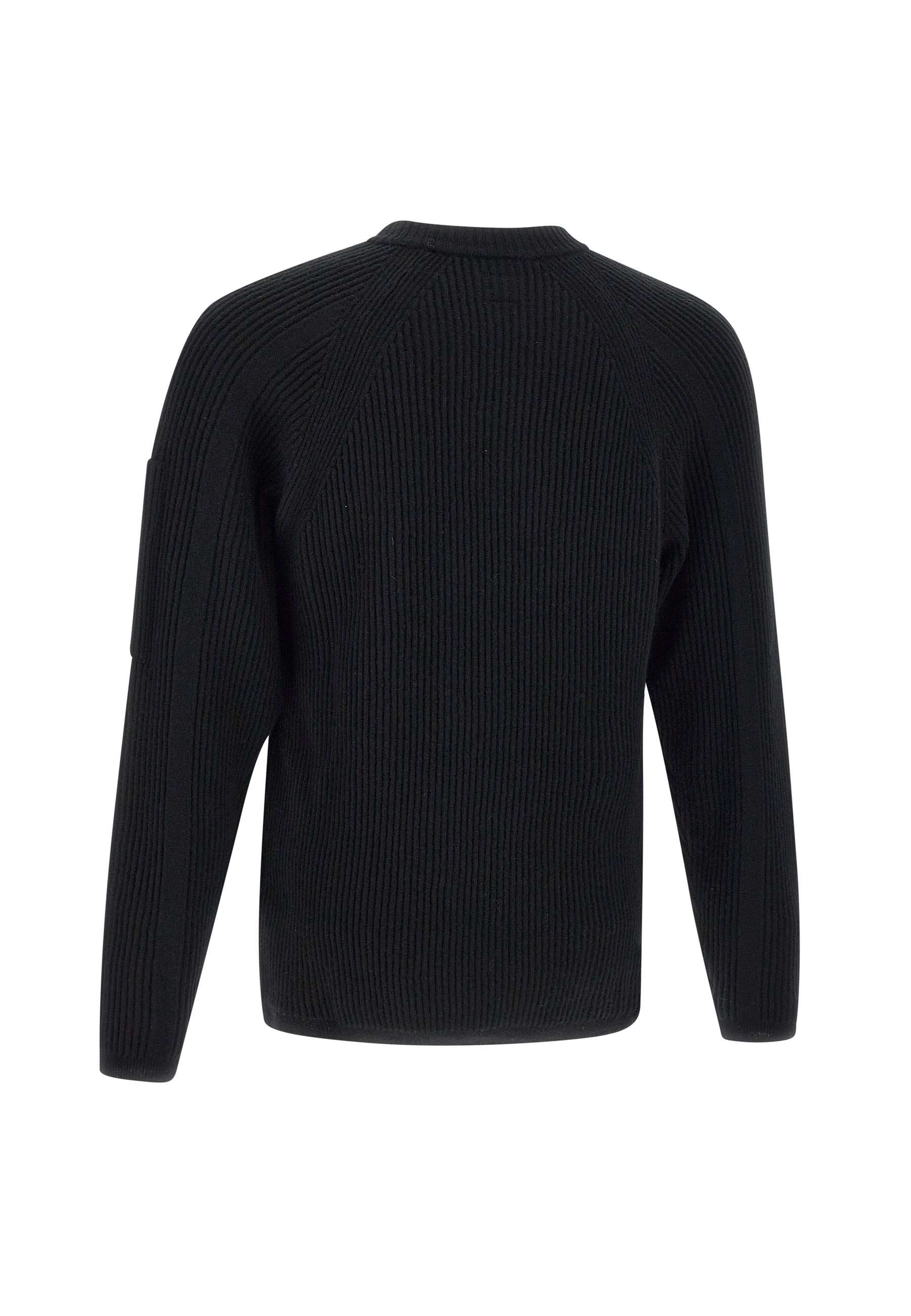 C.P. COMPANY 17CMKN052A Man Black Sweaters - Zuklat