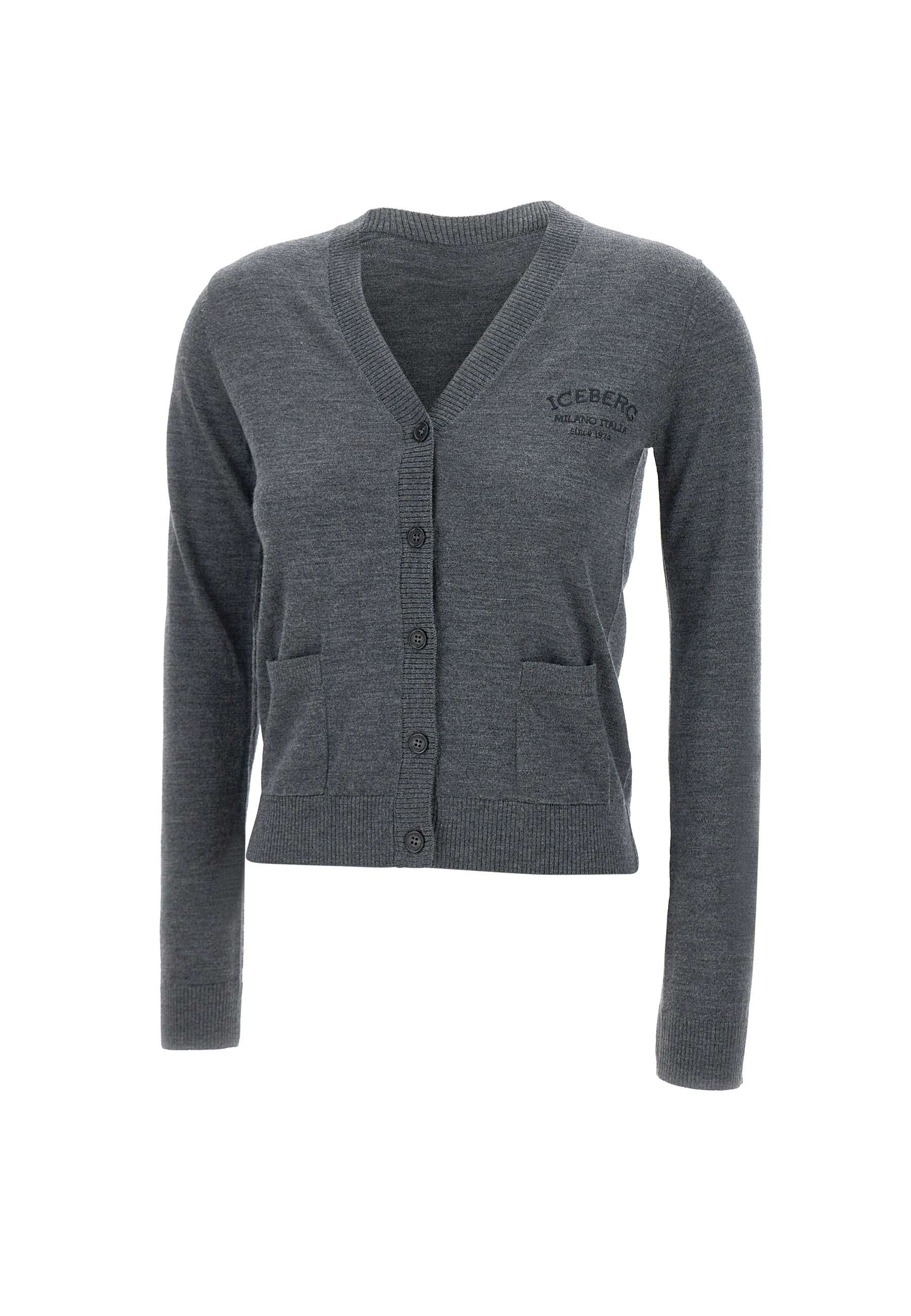 Iceberg A009 Man Grey Sweaters - Zuklat