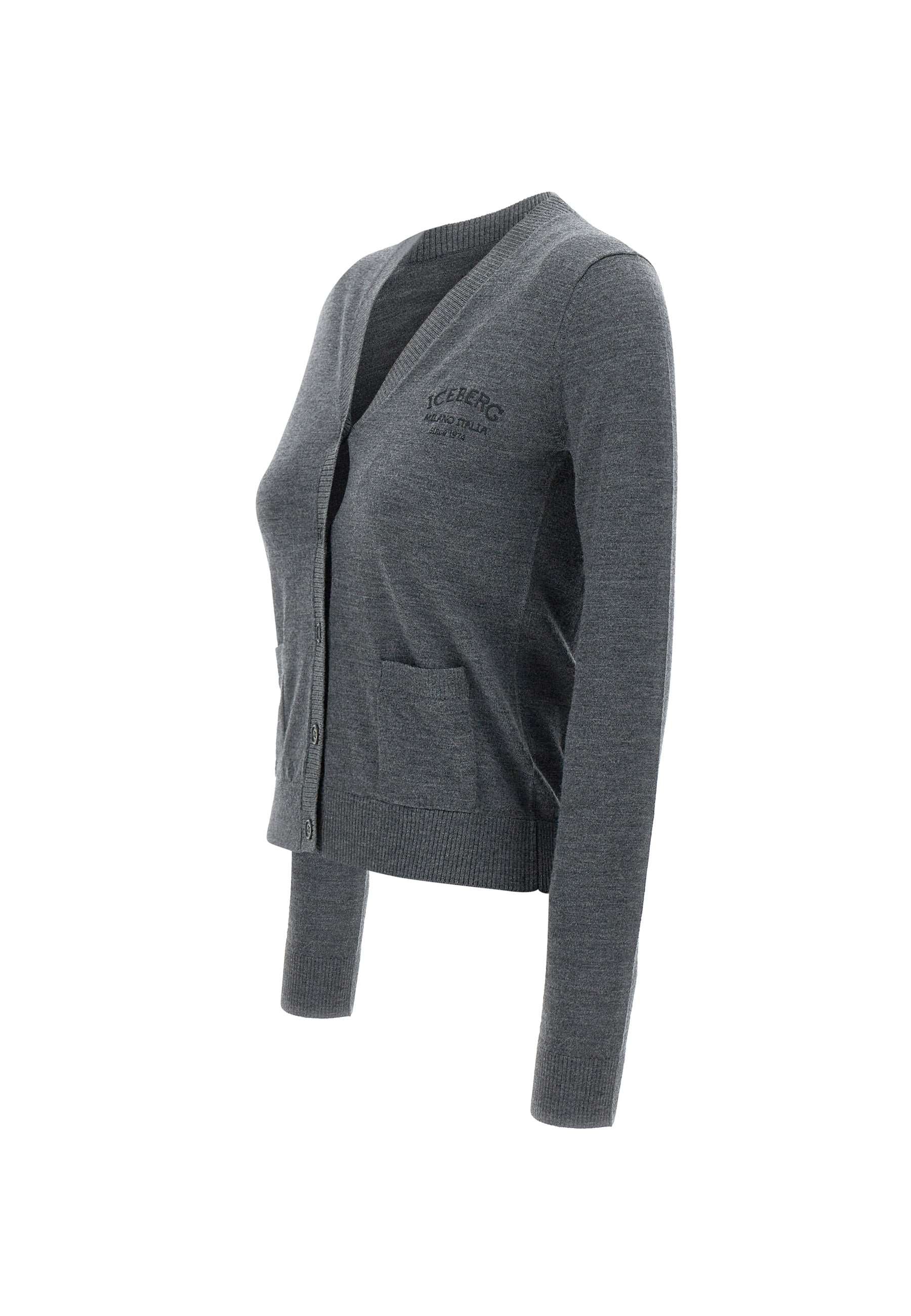 Iceberg A009 Man Grey Sweaters - Zuklat