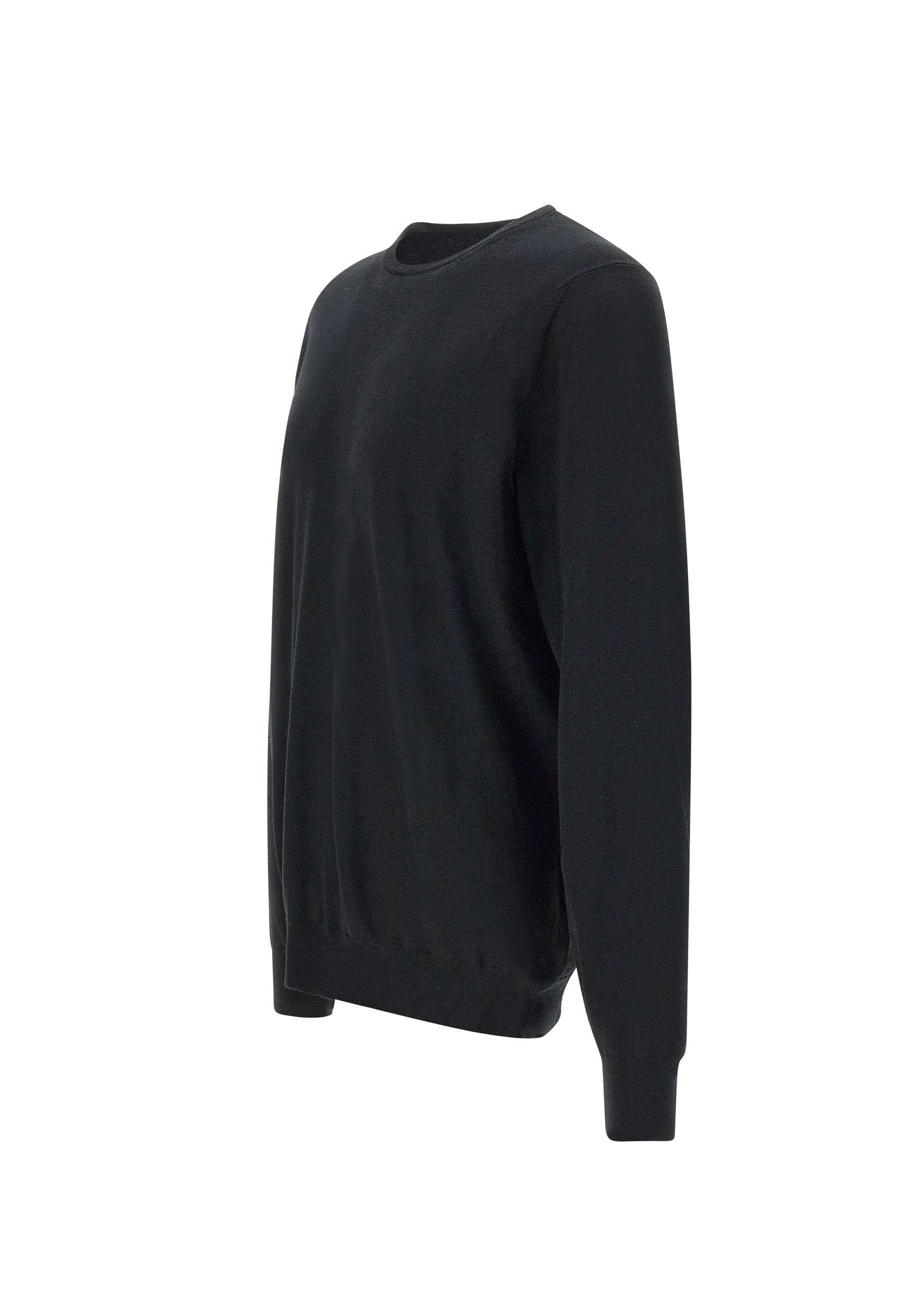 Lardini IVLMML260 Man Black Sweaters - Zuklat