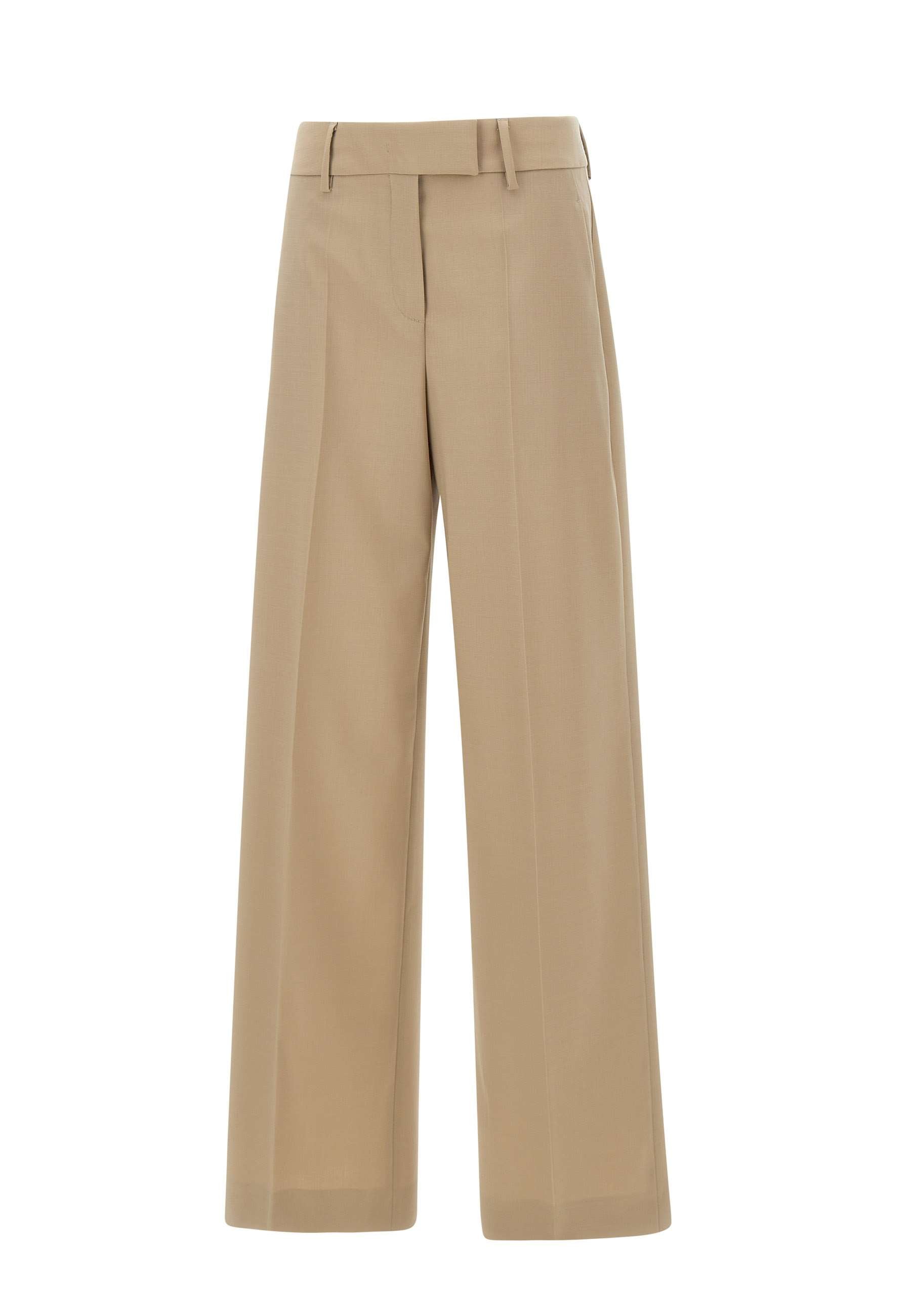 Iceberg B061 Woman Beige Trousers - Zuklat