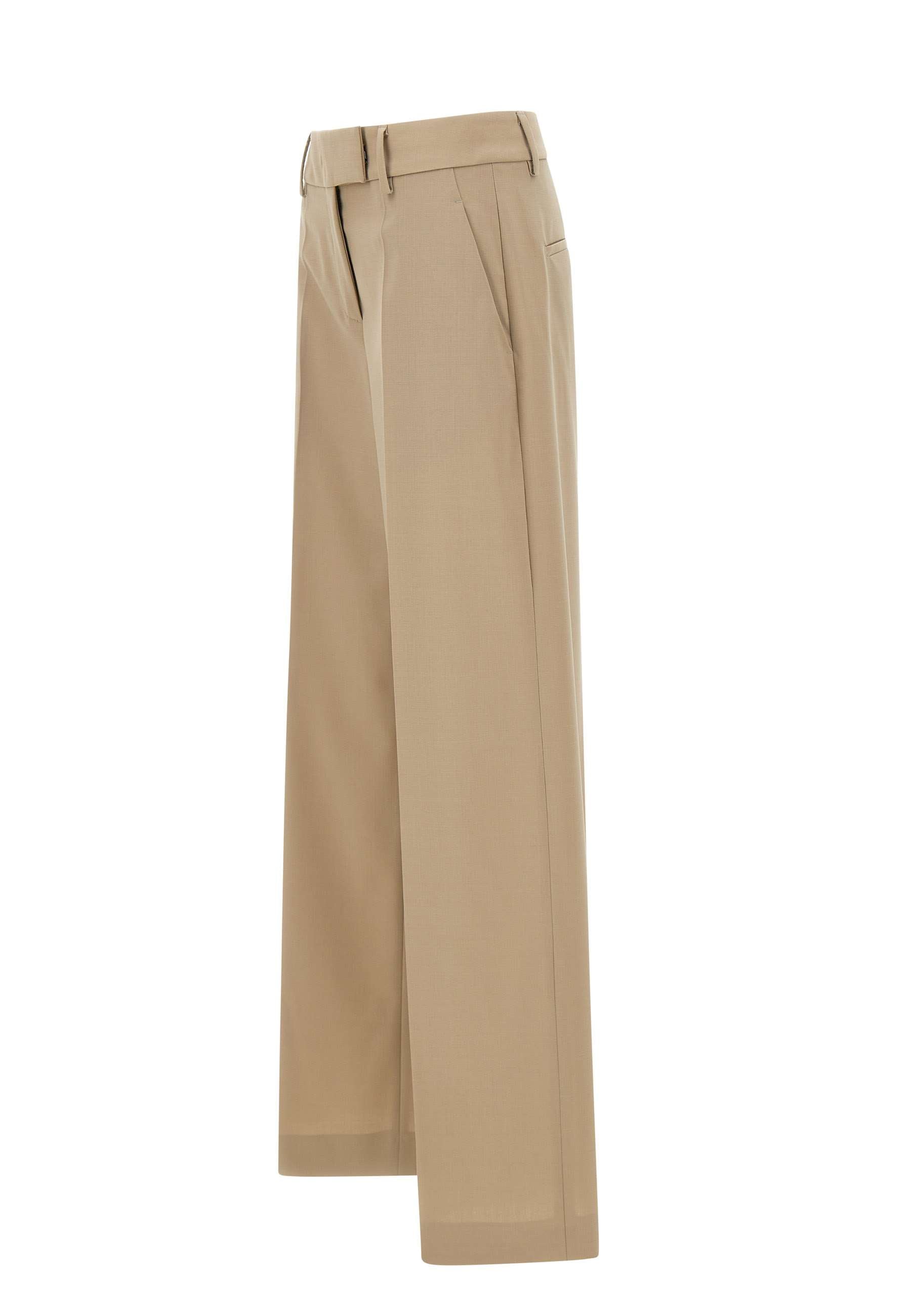 Iceberg B061 Woman Beige Trousers - Zuklat