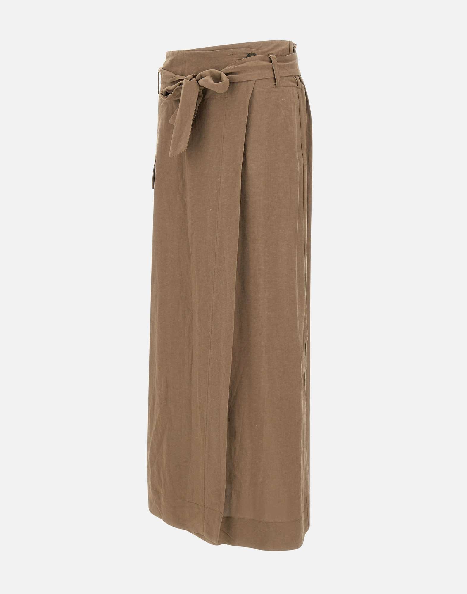 Kaos QP5CO039 Woman Brown Skirts - Zuklat