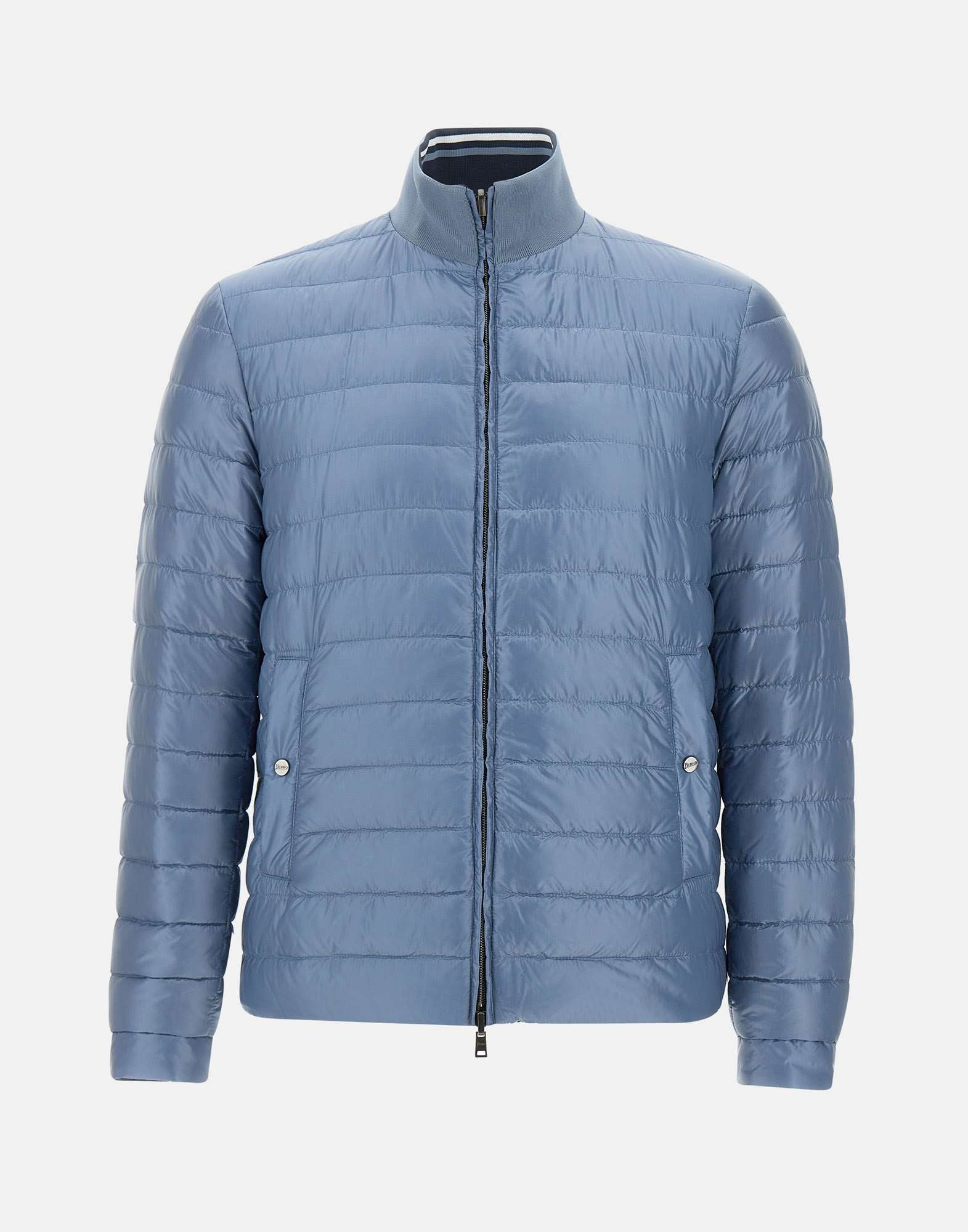 Herno PI001206U Man BLUE/LIGHT BLUE Coats - Zuklat