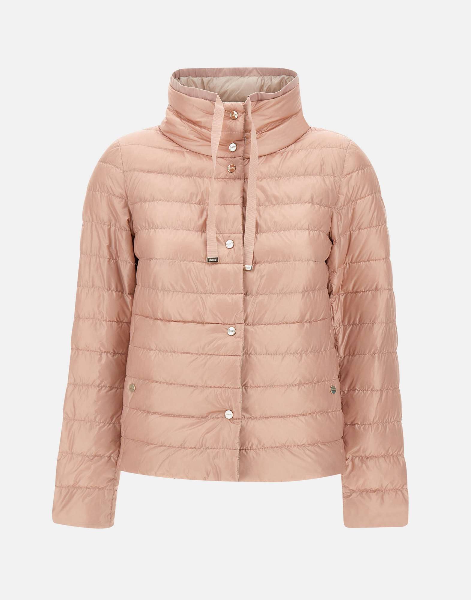 Herno PI001846D Woman Pink/Beige Coats - Zuklat