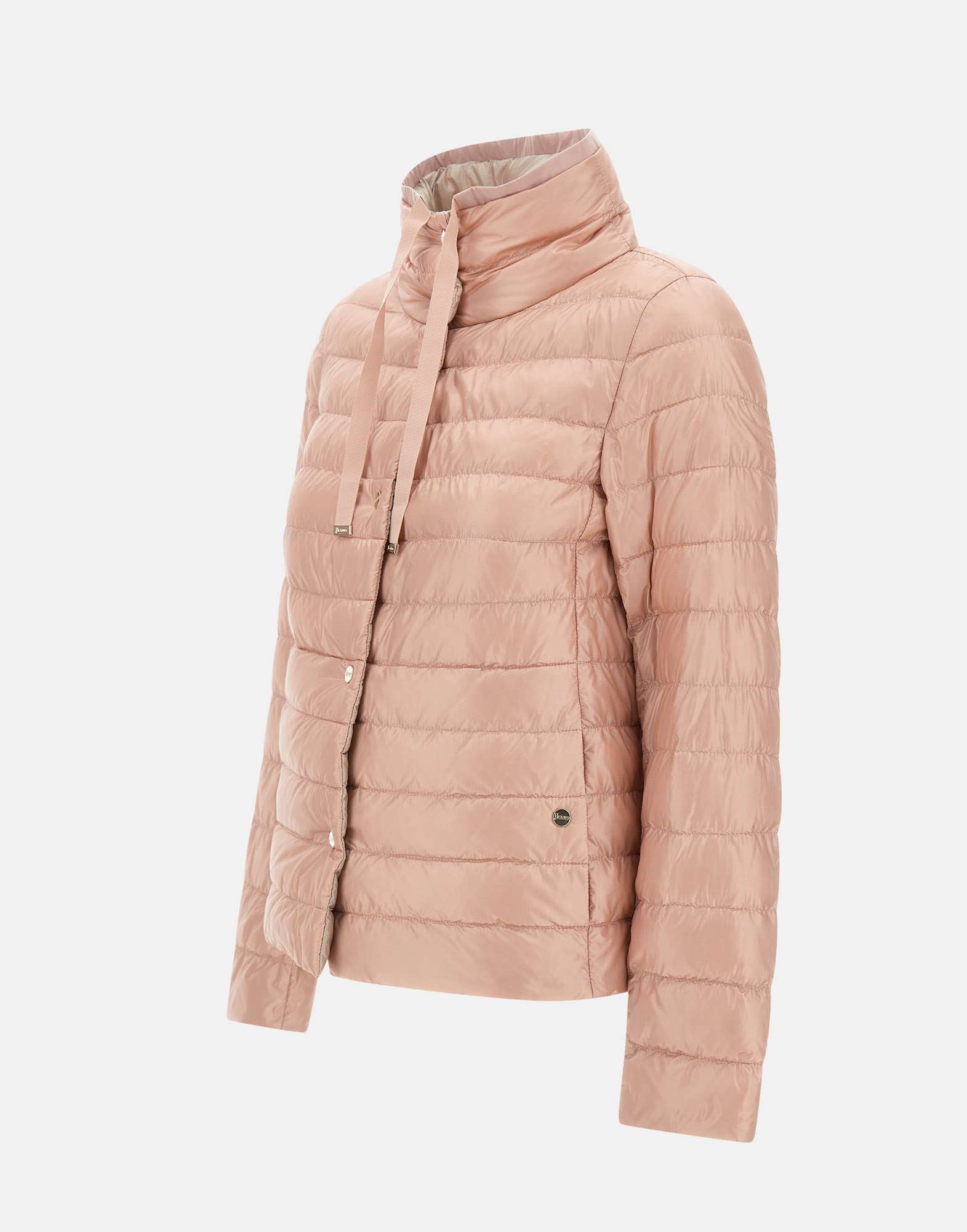 Herno PI001846D Woman Pink/Beige Coats - Zuklat