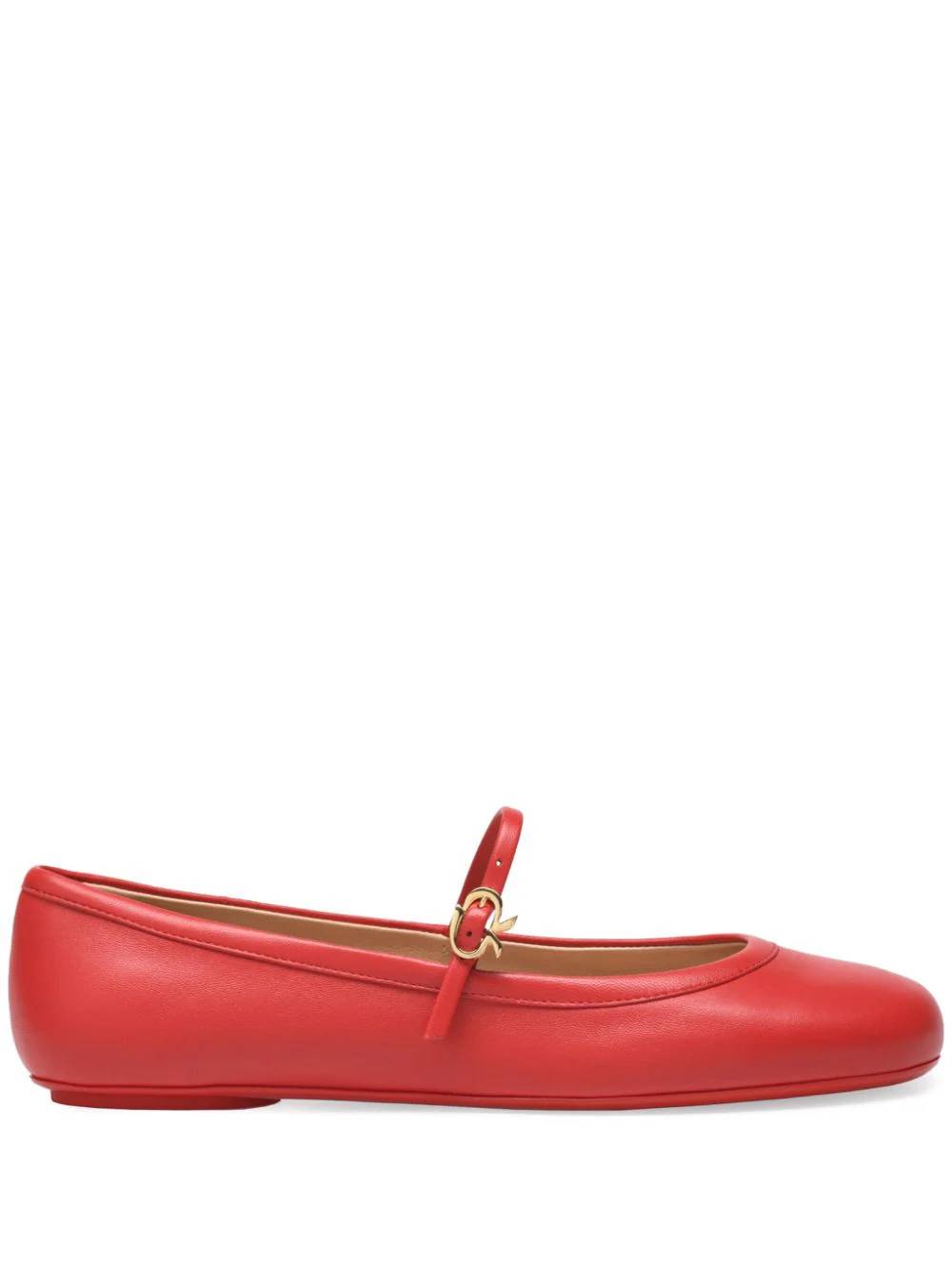 Gianvito Rossi G2222305GOM Woman TABASCO RED Flat shoes - Zuklat