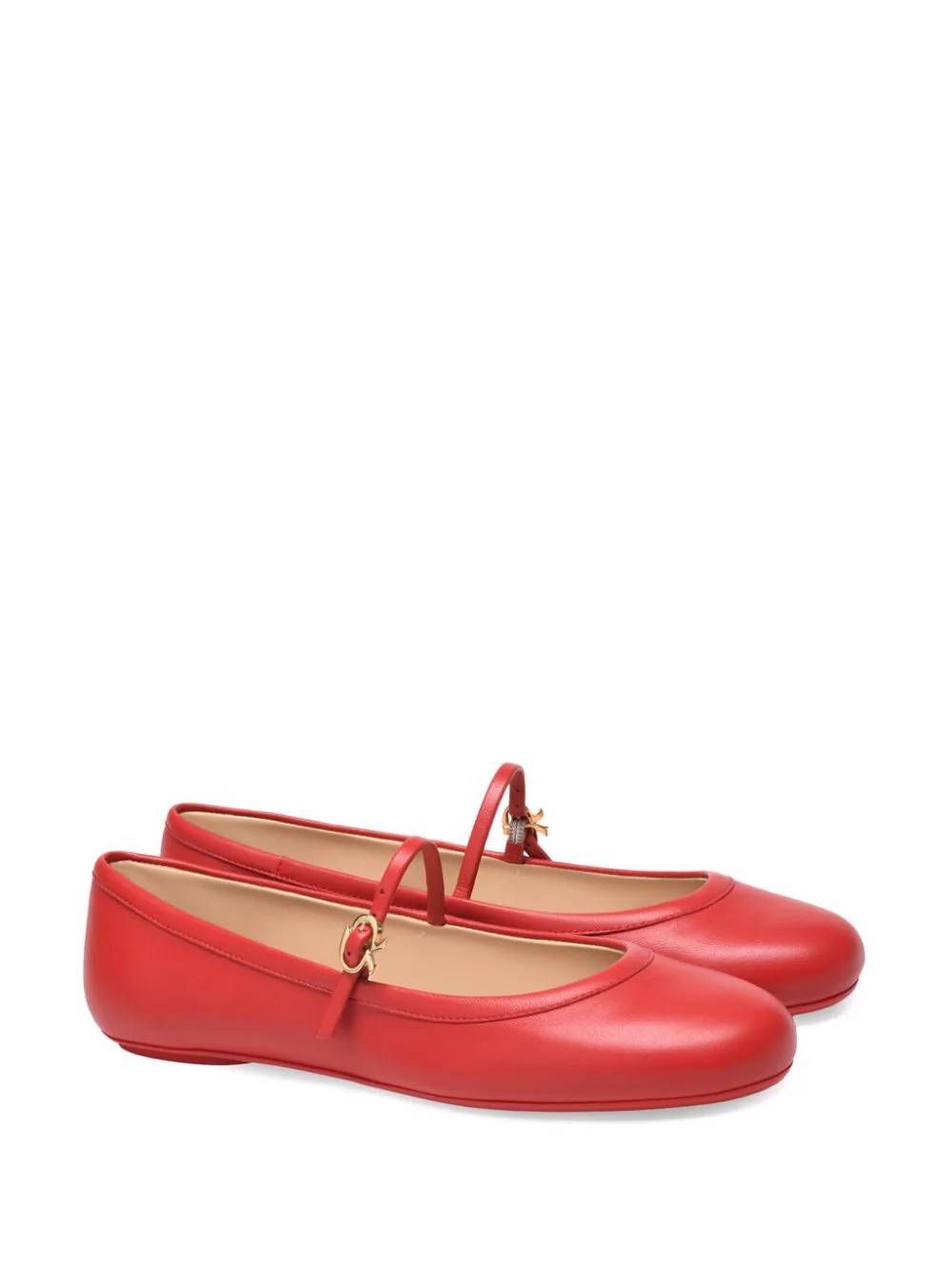 Gianvito Rossi G2222305GOM Woman TABASCO RED Flat shoes - Zuklat