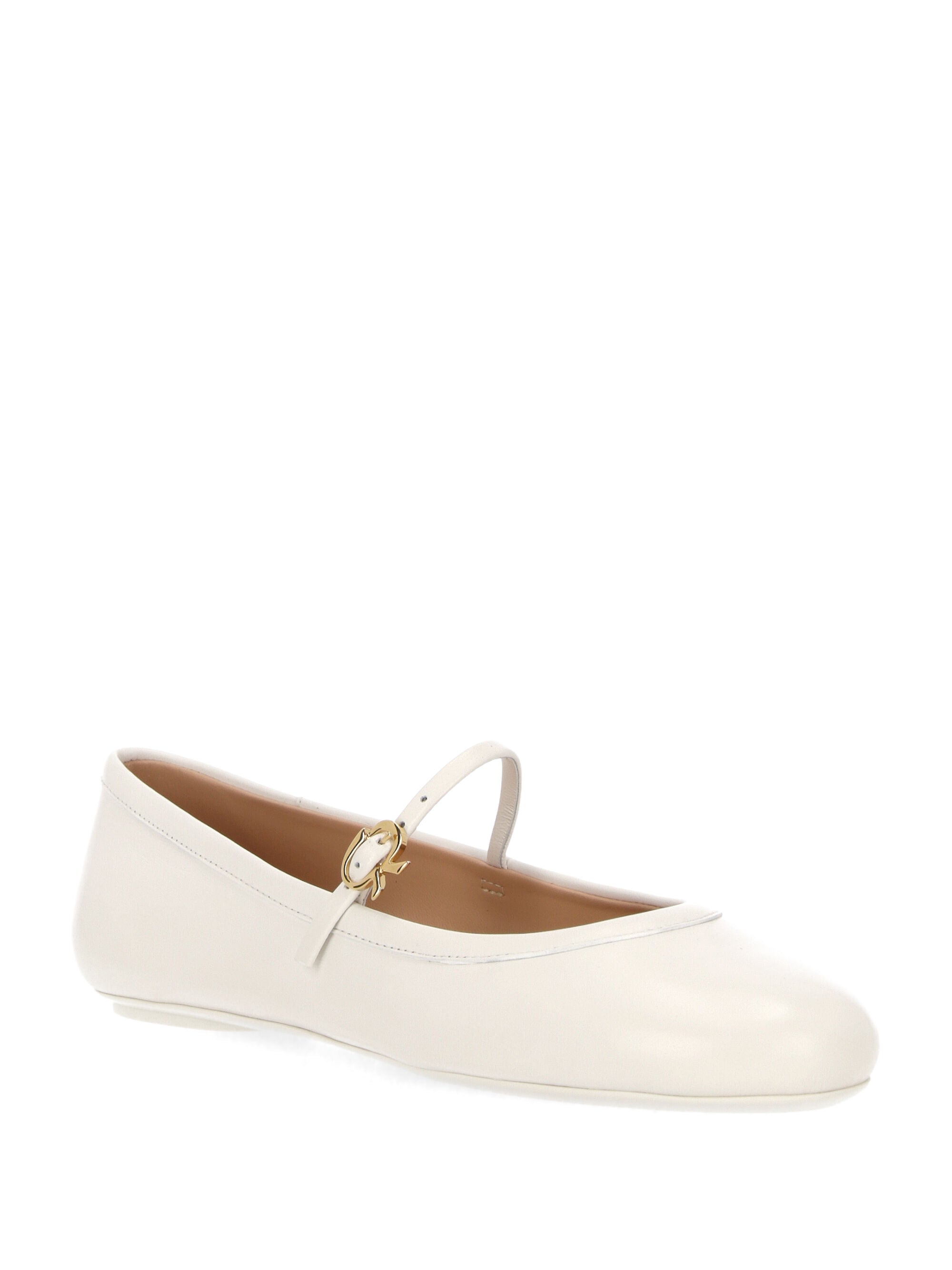 Gianvito Rossi G2222305GOM Woman White Flat shoes - Zuklat