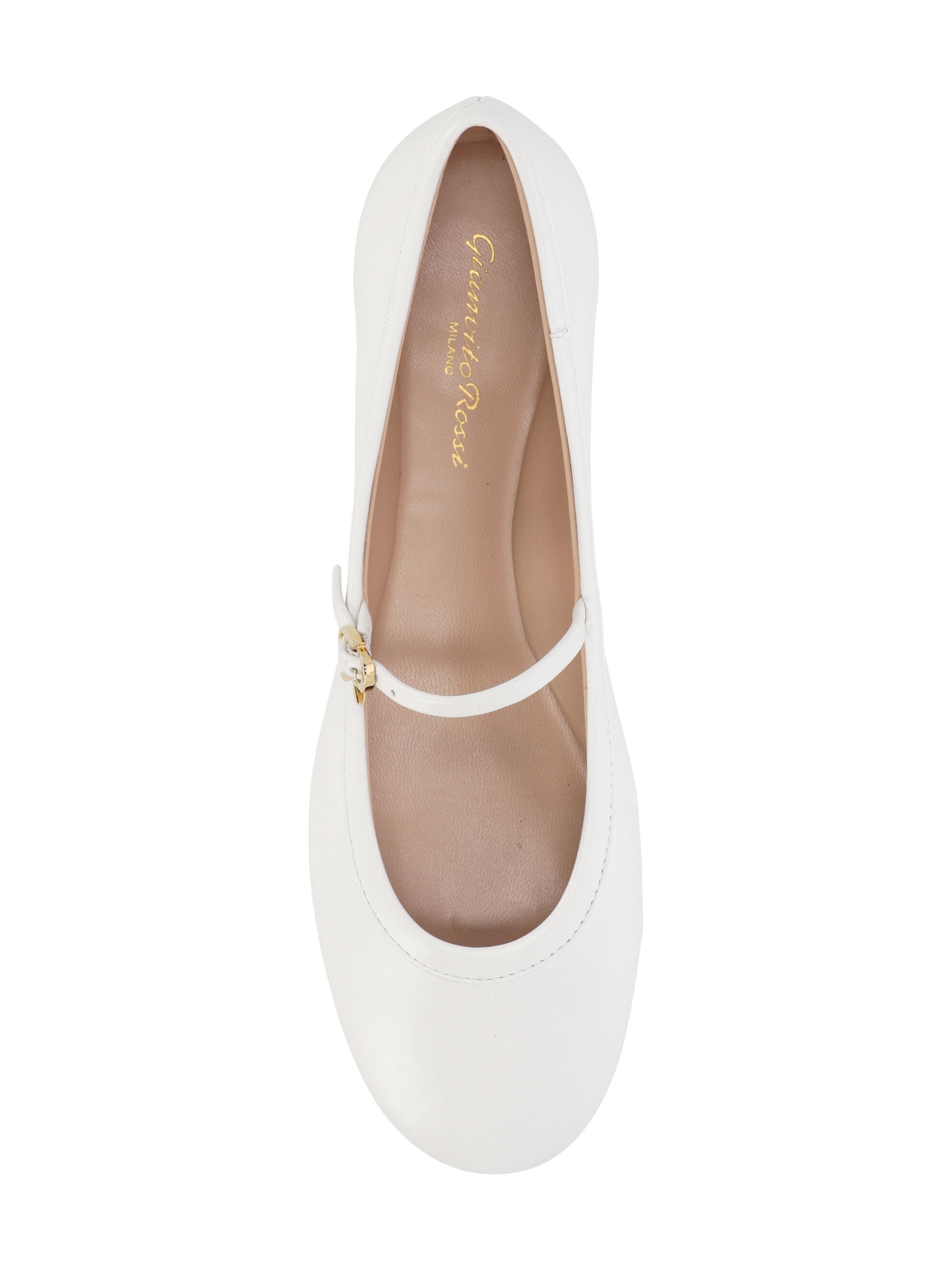 Gianvito Rossi G2222305GOM Woman White Flat shoes - Zuklat