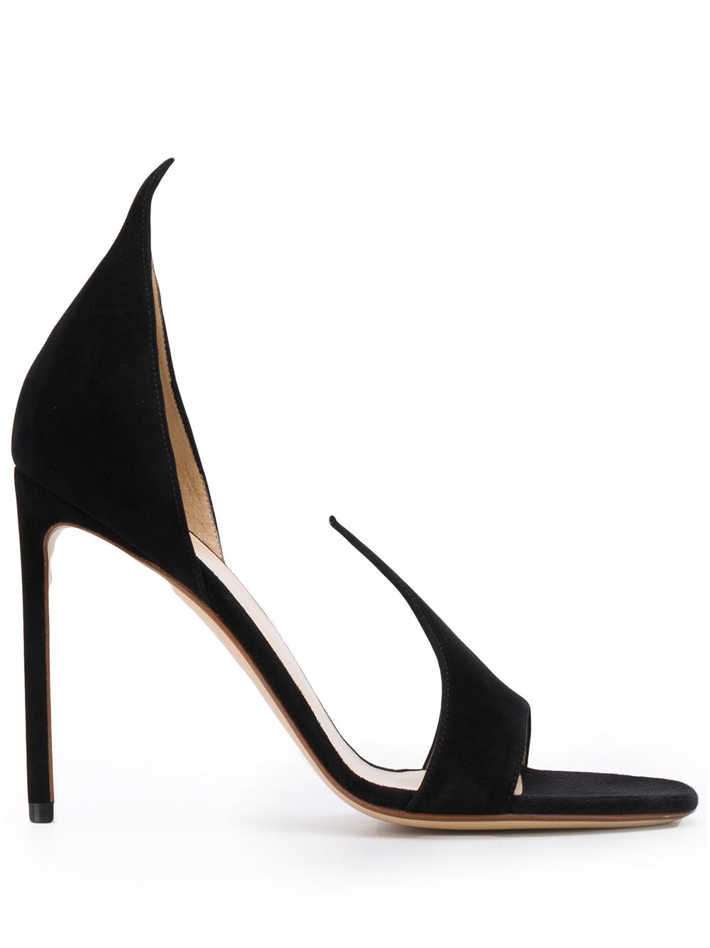 Francesco Russo R1S087 Woman Black Sandals - Zuklat