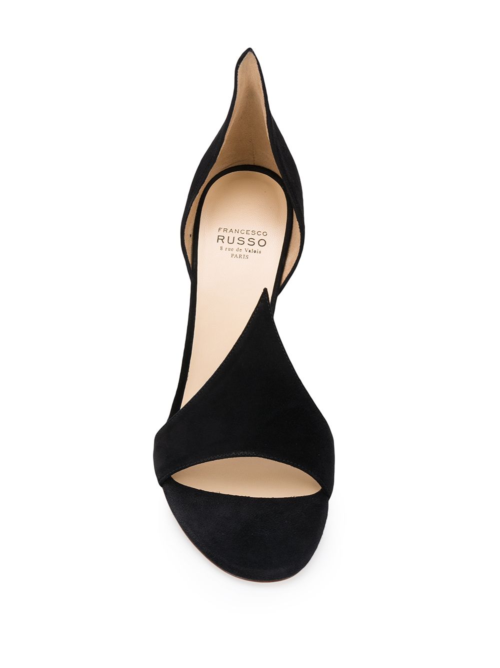 Francesco Russo R1S087 Woman Black Sandals - Zuklat