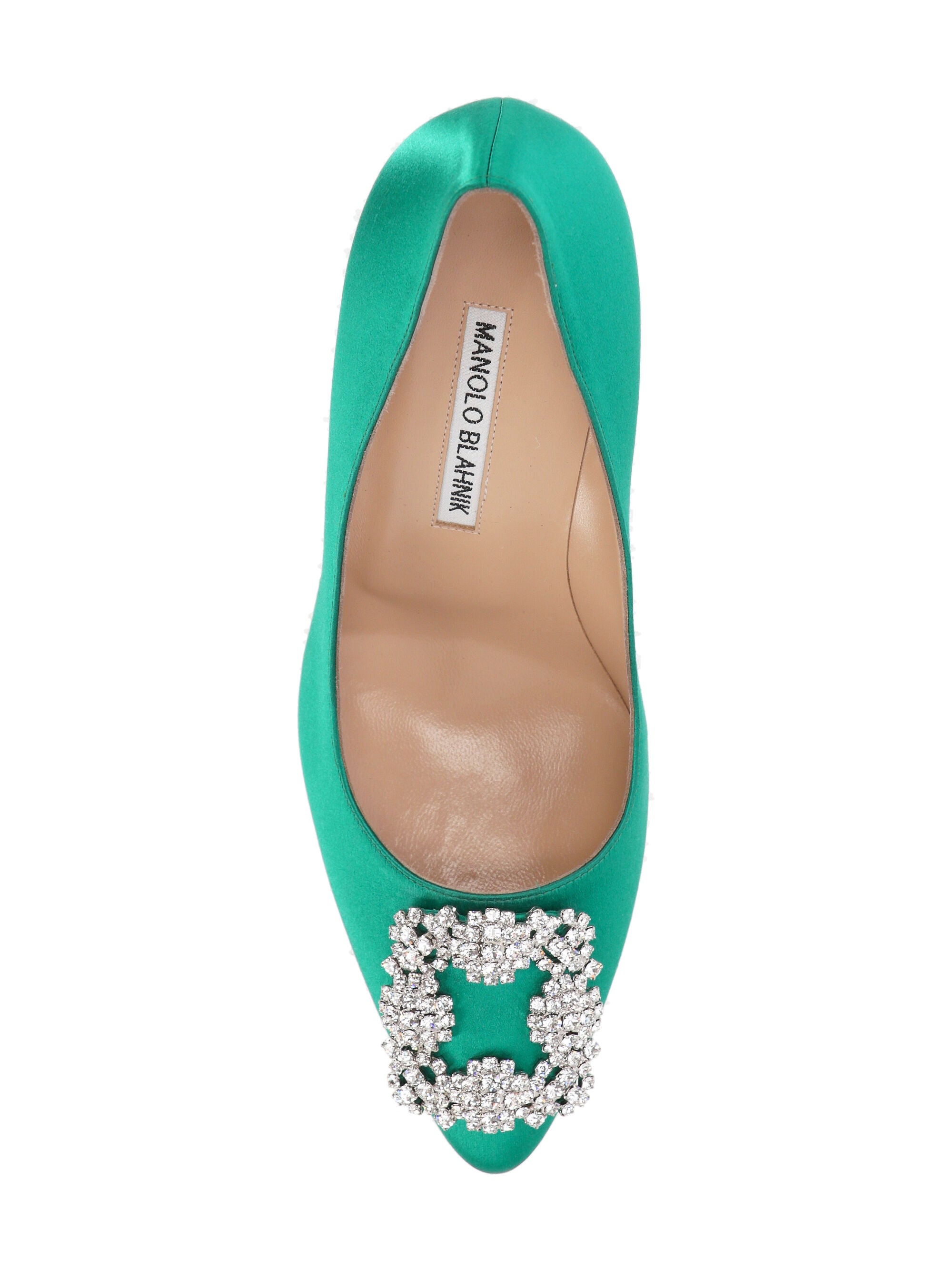 Manolo Blahnik 9XX0317 Woman BGRN With Heel - Zuklat