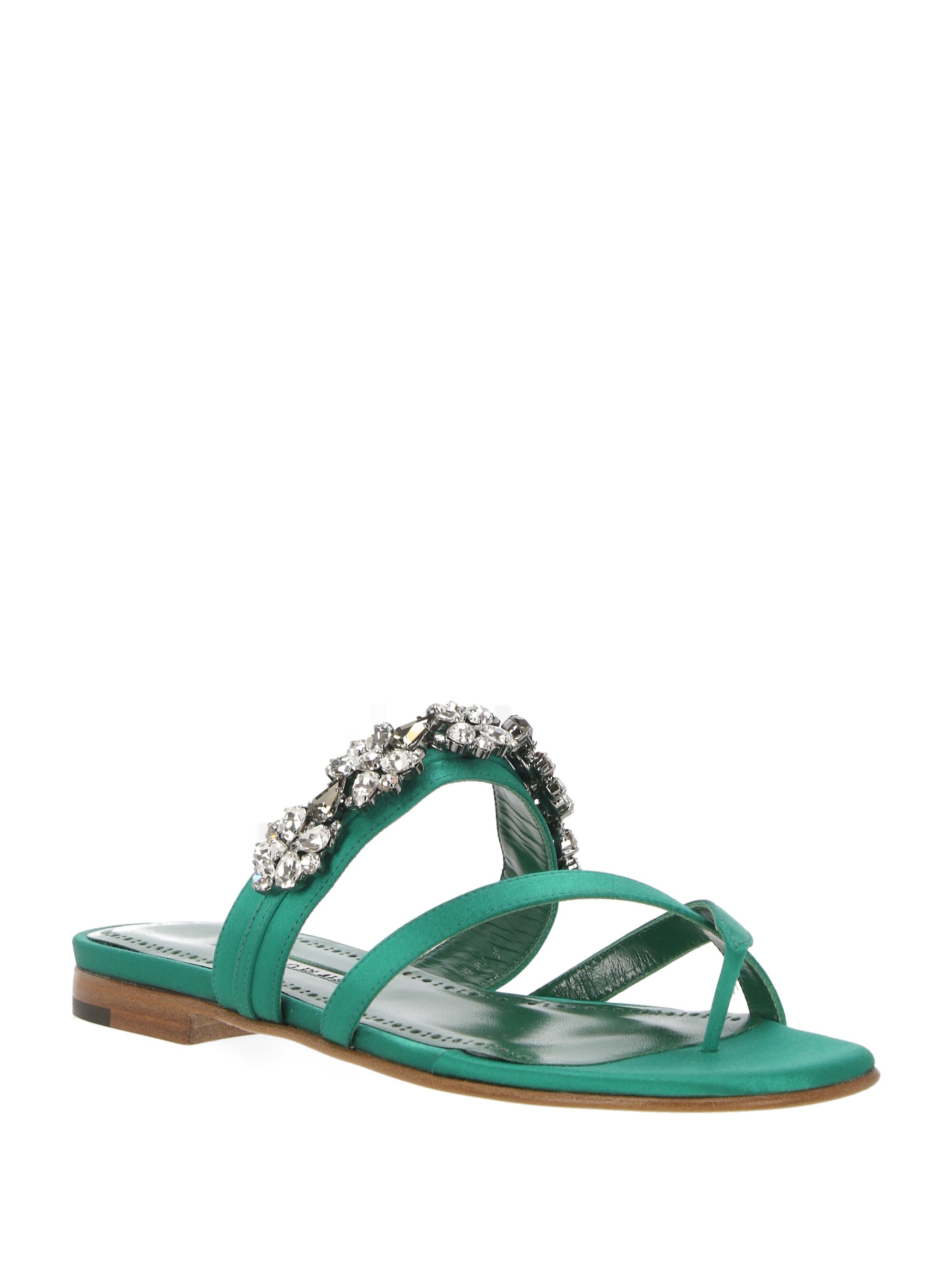 Manolo Blahnik 2241651 Woman BGRN Sandals - Zuklat