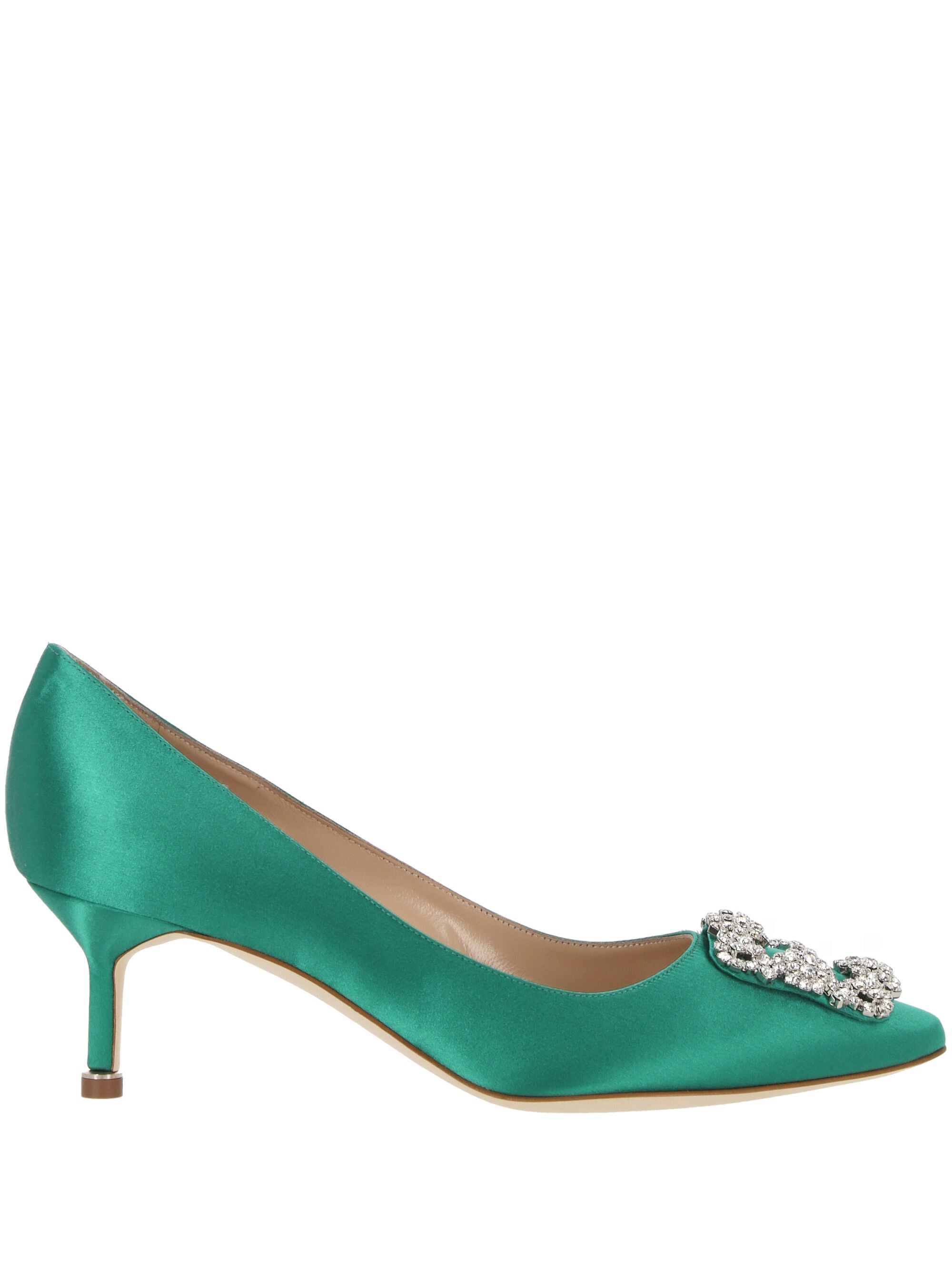 Manolo Blahnik 9XX0315 Woman BGRN With Heel - Zuklat