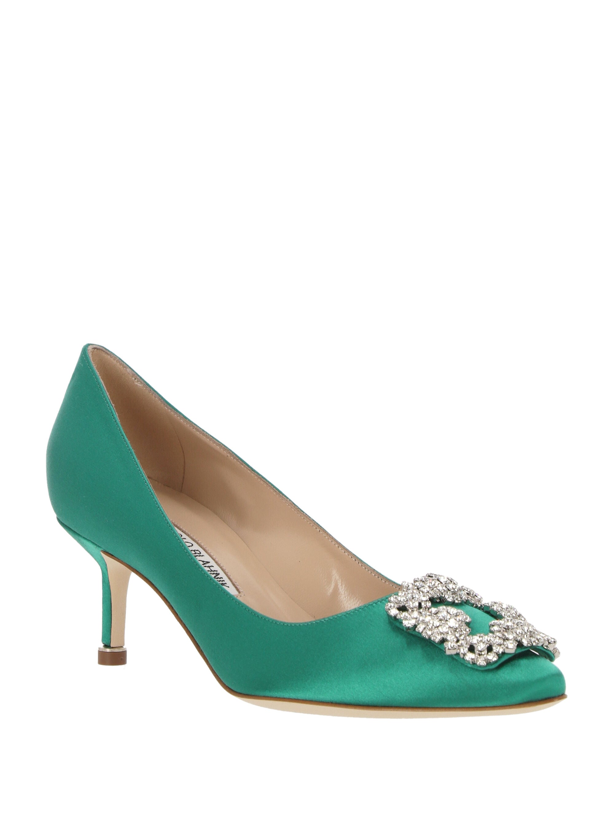 Manolo Blahnik 9XX0315 Woman BGRN With Heel - Zuklat