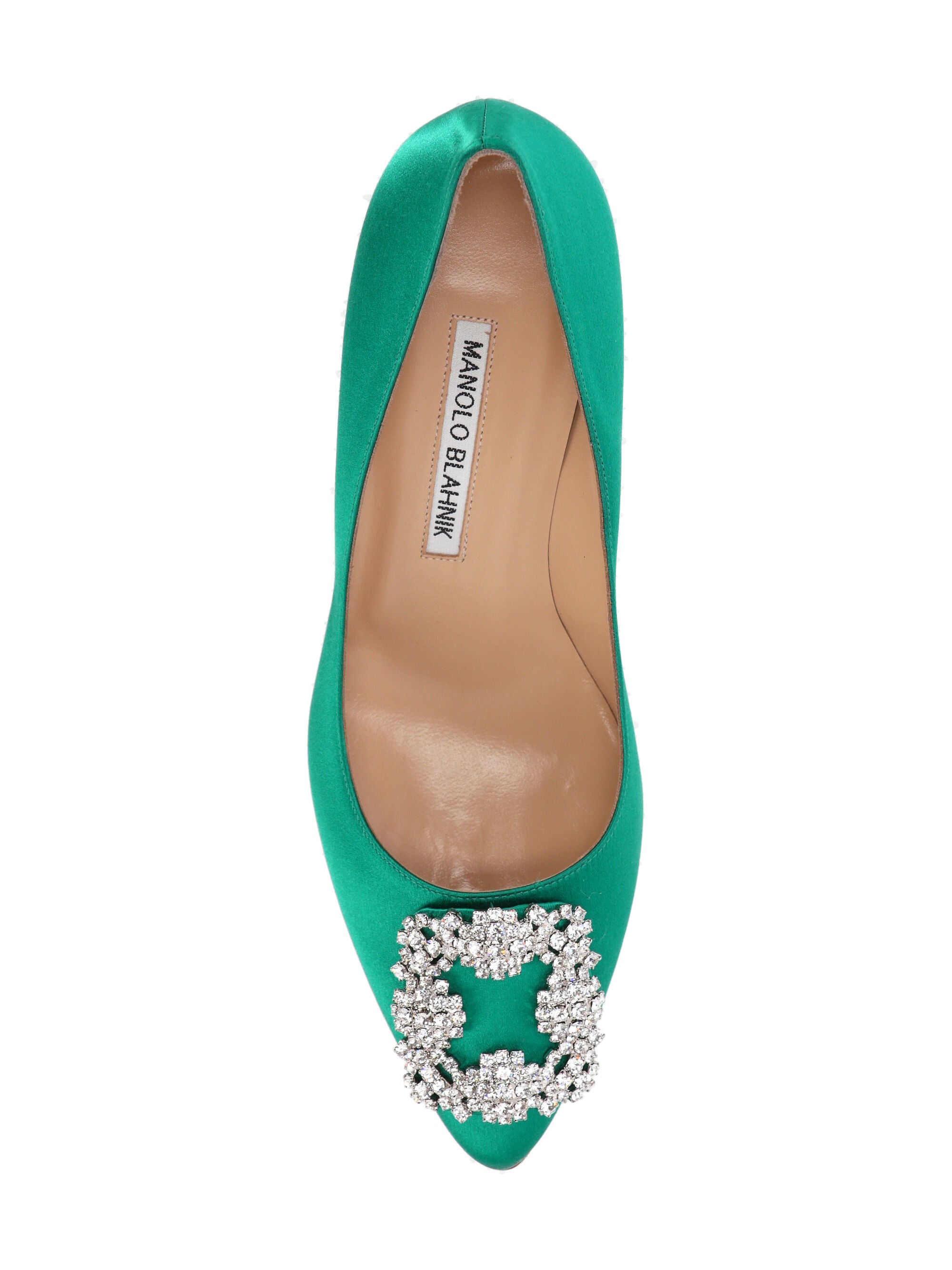 Manolo Blahnik 9XX0315 Woman BGRN With Heel - Zuklat