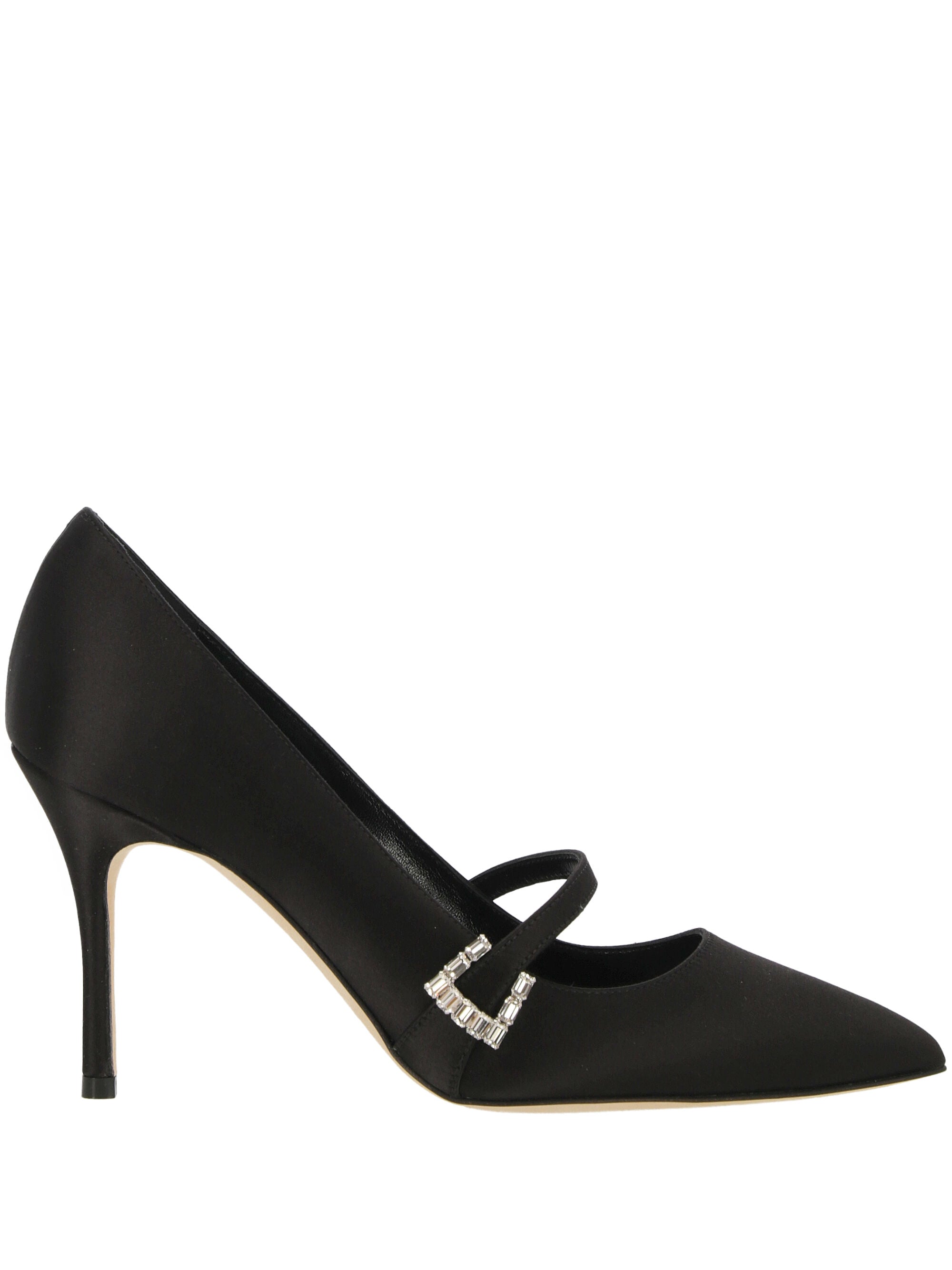 Manolo Blahnik 2241703 Woman BLCK With Heel - Zuklat