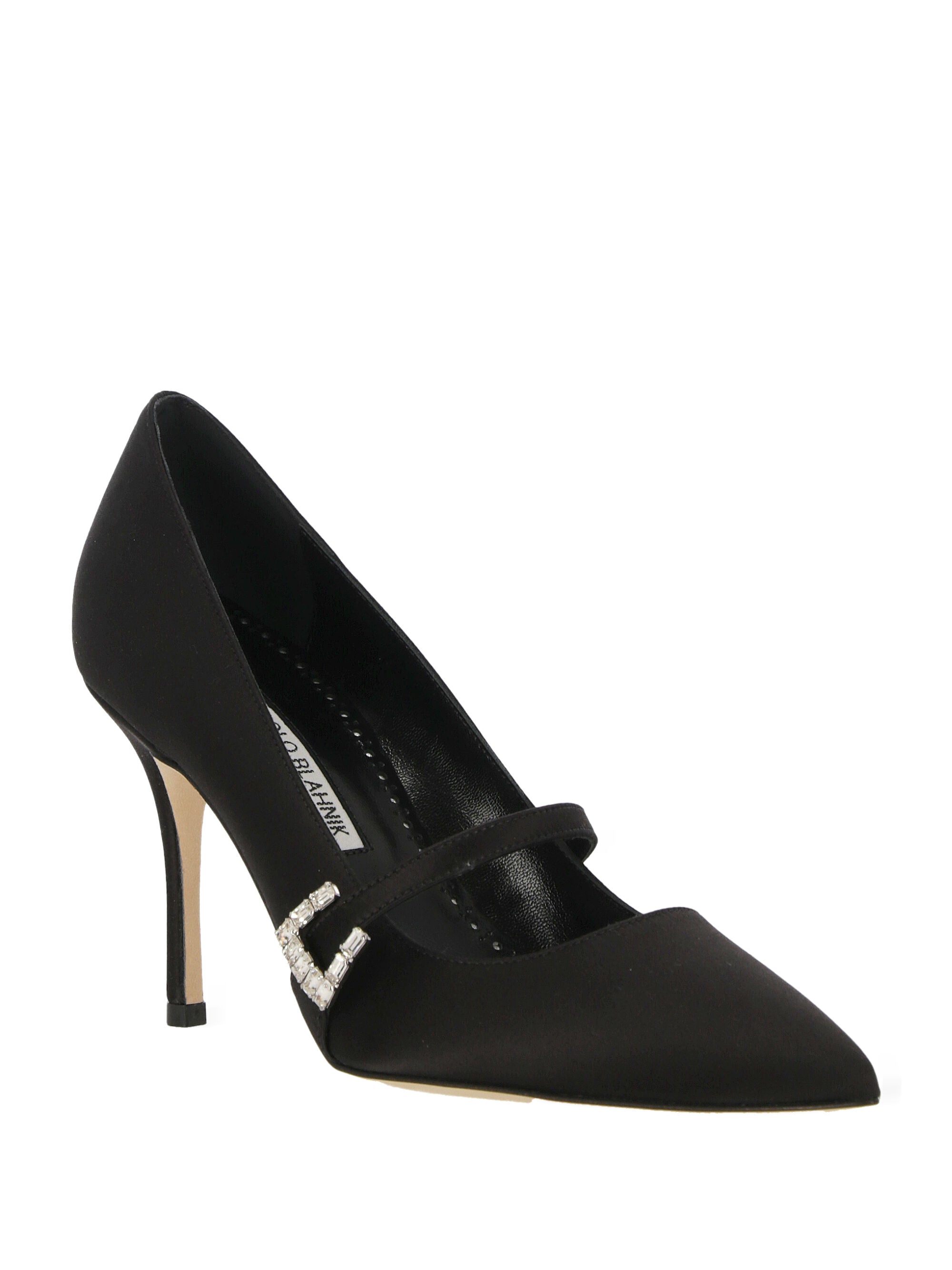 Manolo Blahnik 2241703 Woman BLCK With Heel - Zuklat