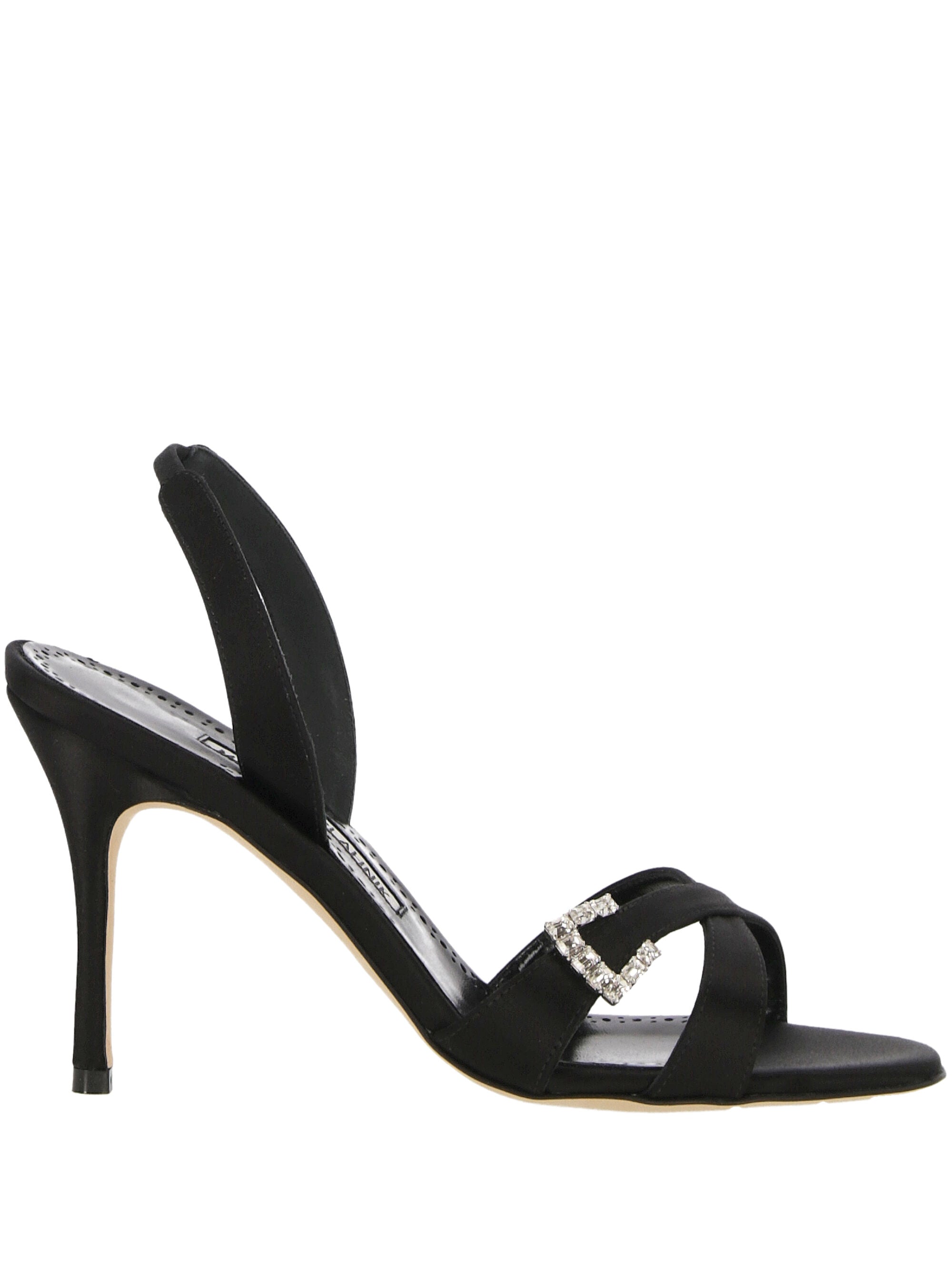 Manolo Blahnik 2241700 Woman BLCK Sandals - Zuklat