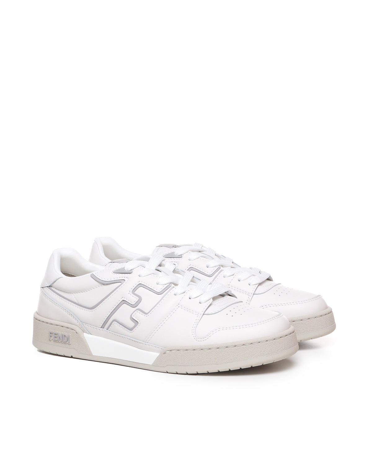 Fendi 7E1643 Man White Sneakers - Zuklat