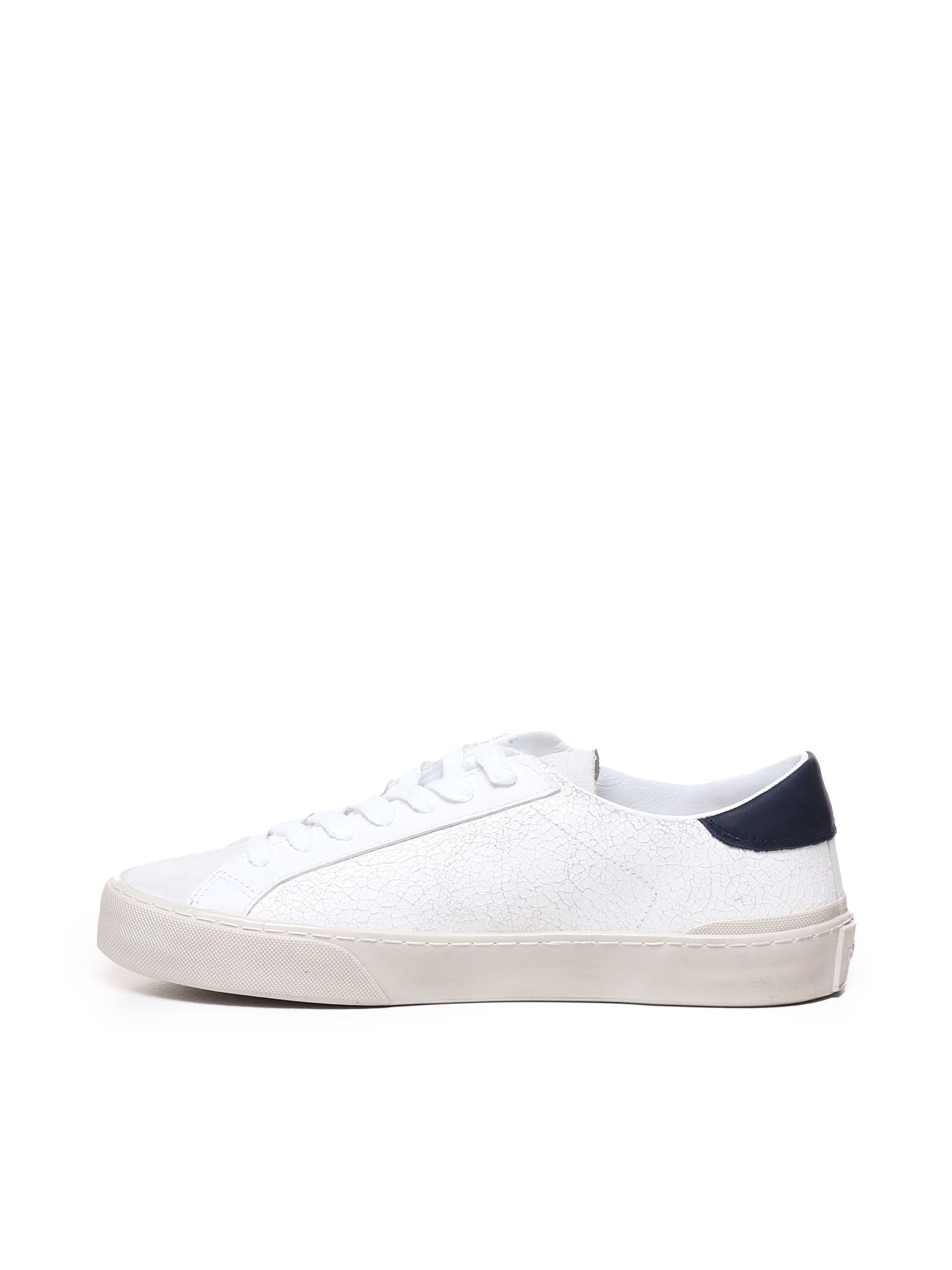 D.A.T.E. M411 Man White-blue Sneakers - Zuklat