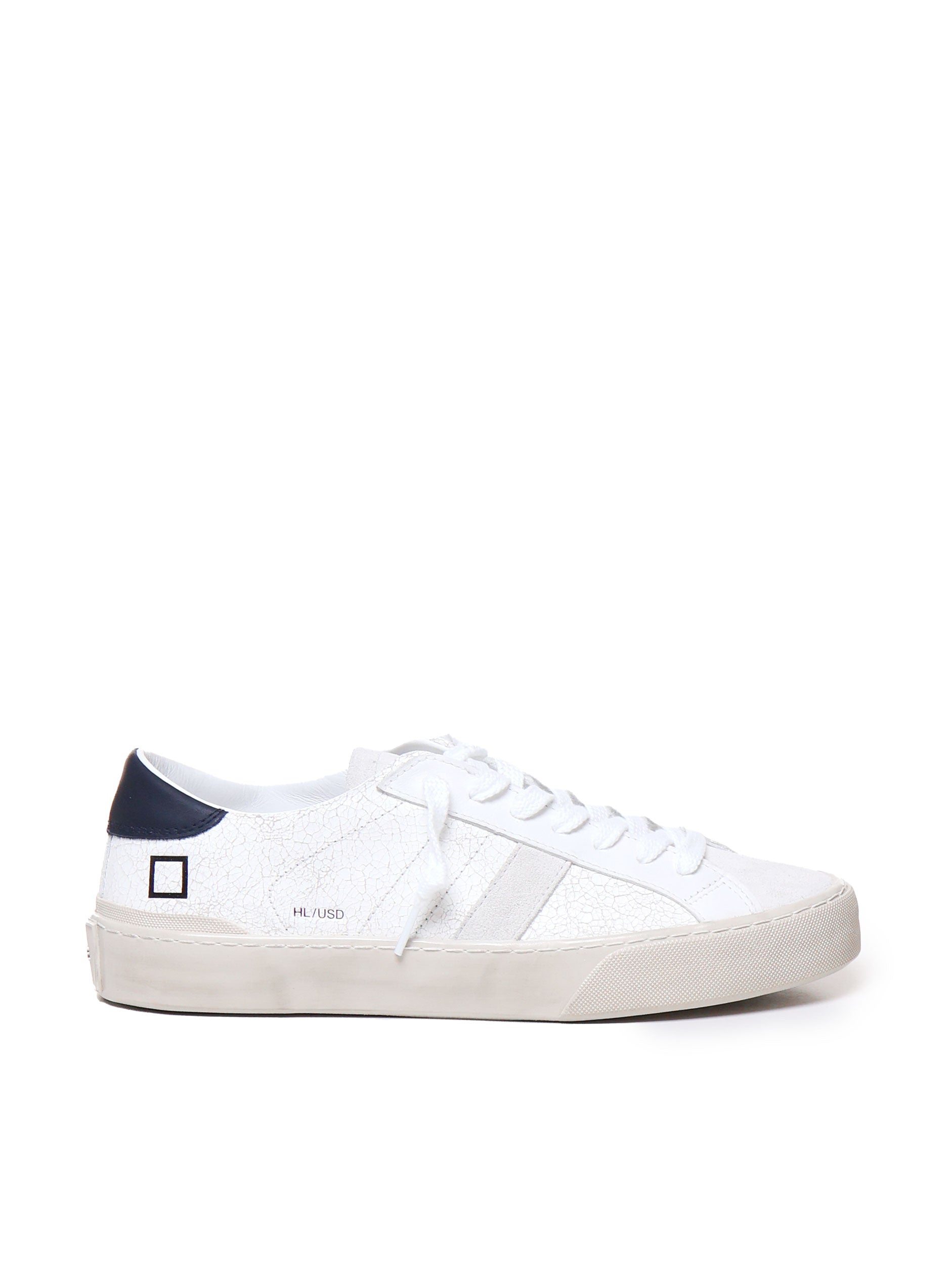 D.A.T.E. M411 Man White-blue Sneakers - Zuklat