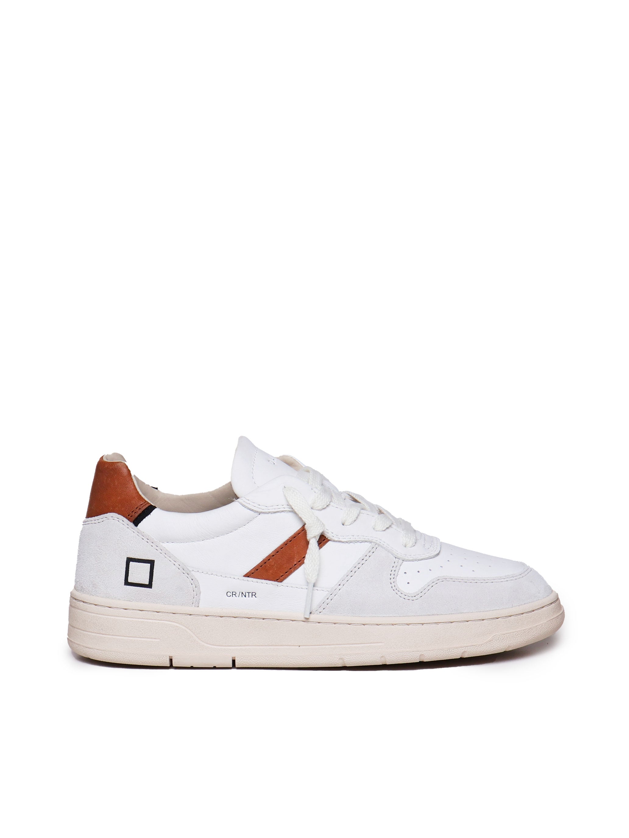 D.A.T.E. M411 Man White Sneakers - Zuklat