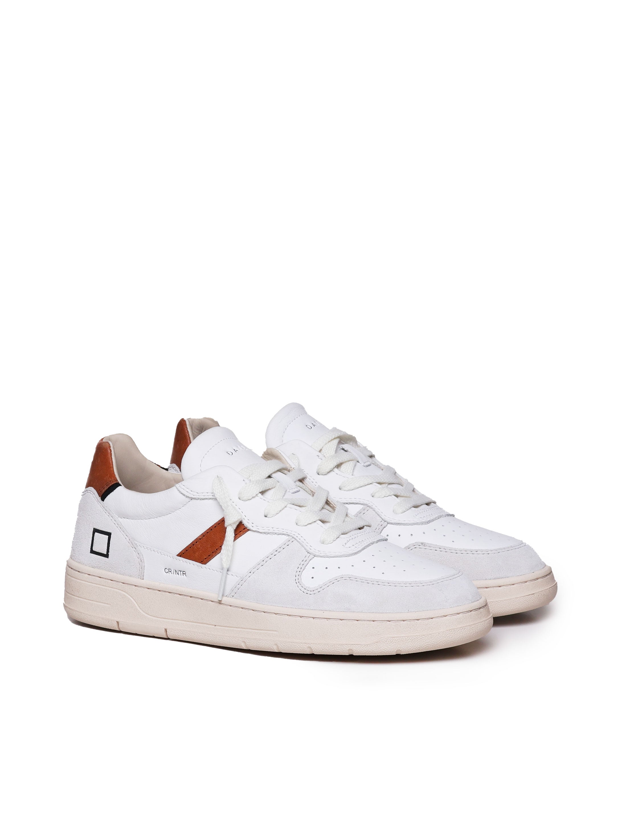 D.A.T.E. M411 Man White Sneakers - Zuklat