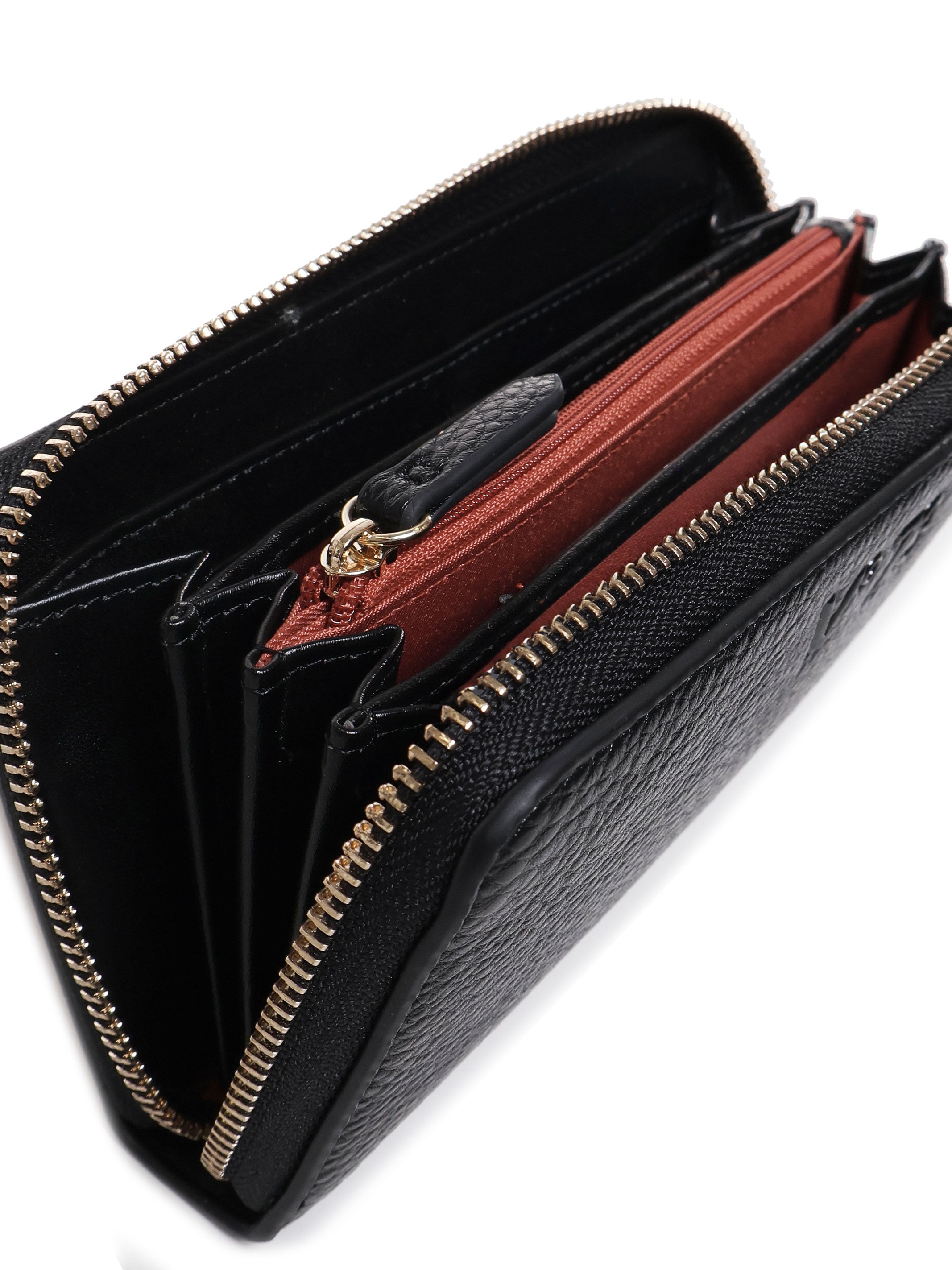 V° 73 73PS8F3155 Woman Black Wallets - Zuklat