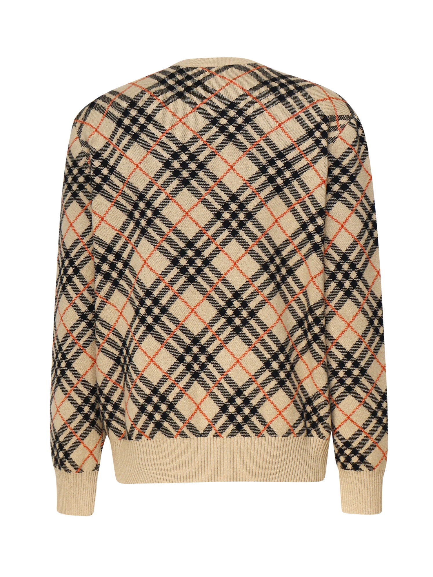 Burberry 8098675 Man SAND check Sweaters - Zuklat