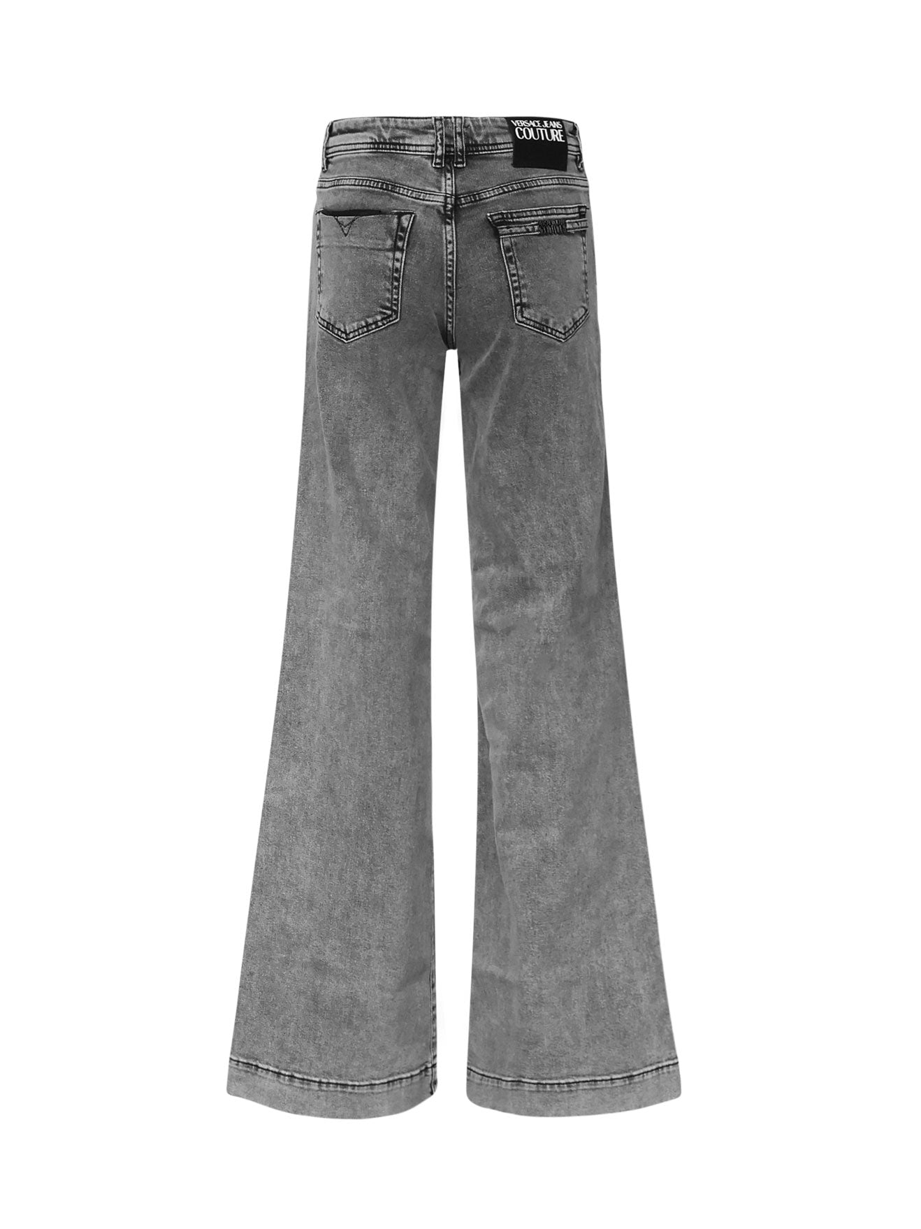 VERSACE JEANS COUTURE 77HAB506 Woman Grey Jeans - Zuklat