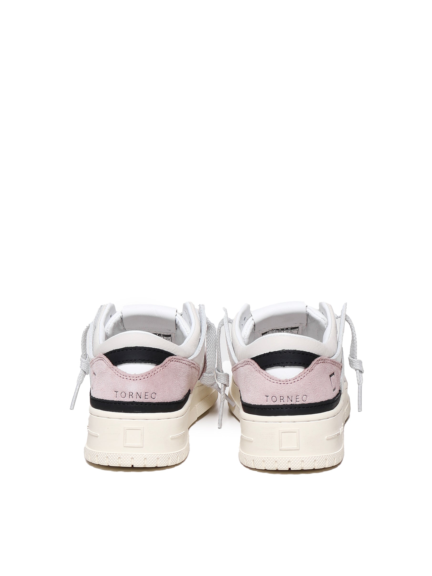 D.A.T.E. W411 Woman WHITE-PINK Sneakers - Zuklat