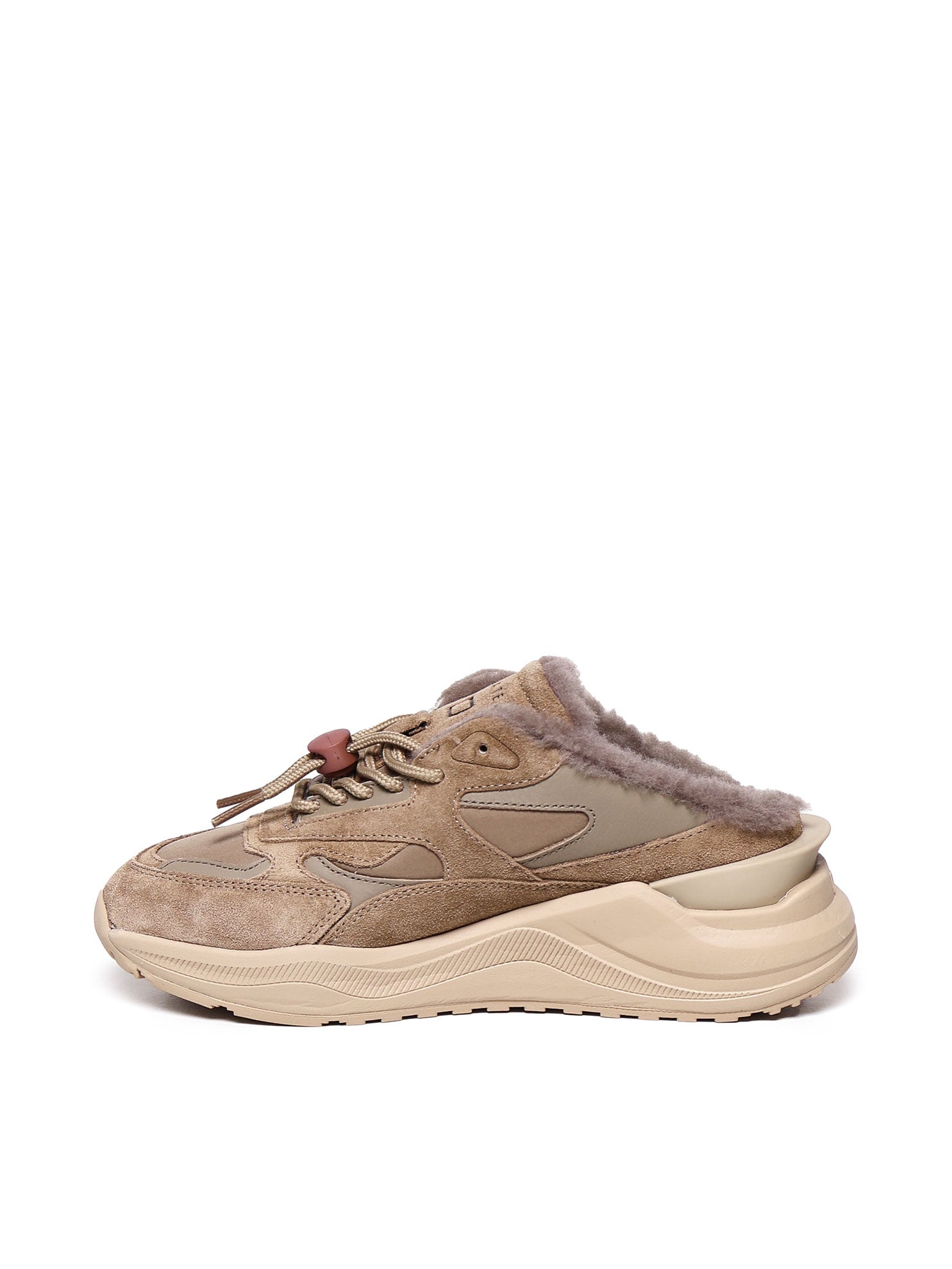 D.A.T.E. W411 Woman Beige Sneakers - Zuklat