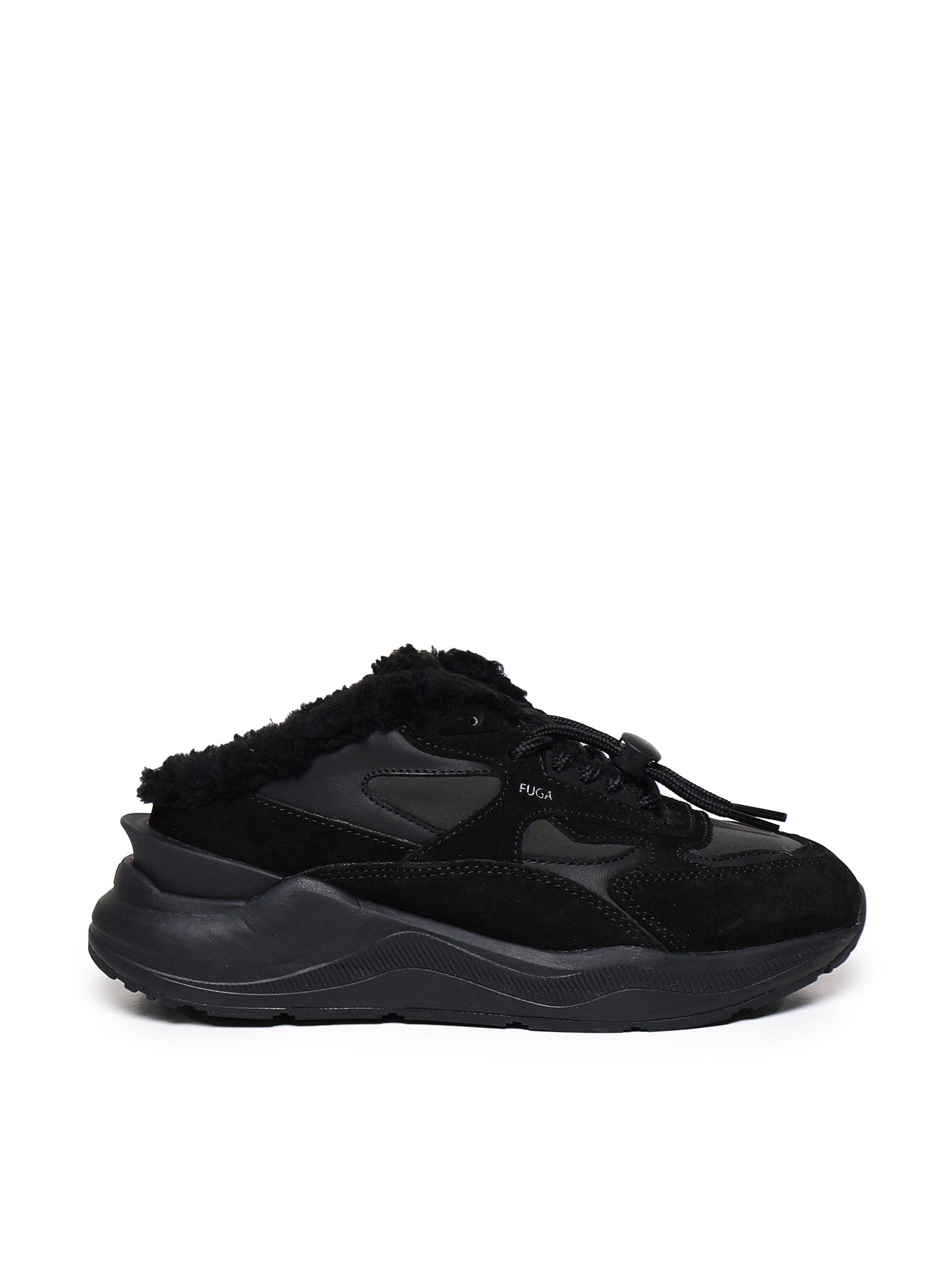 D.A.T.E. W411 Woman Black Sneakers - Zuklat